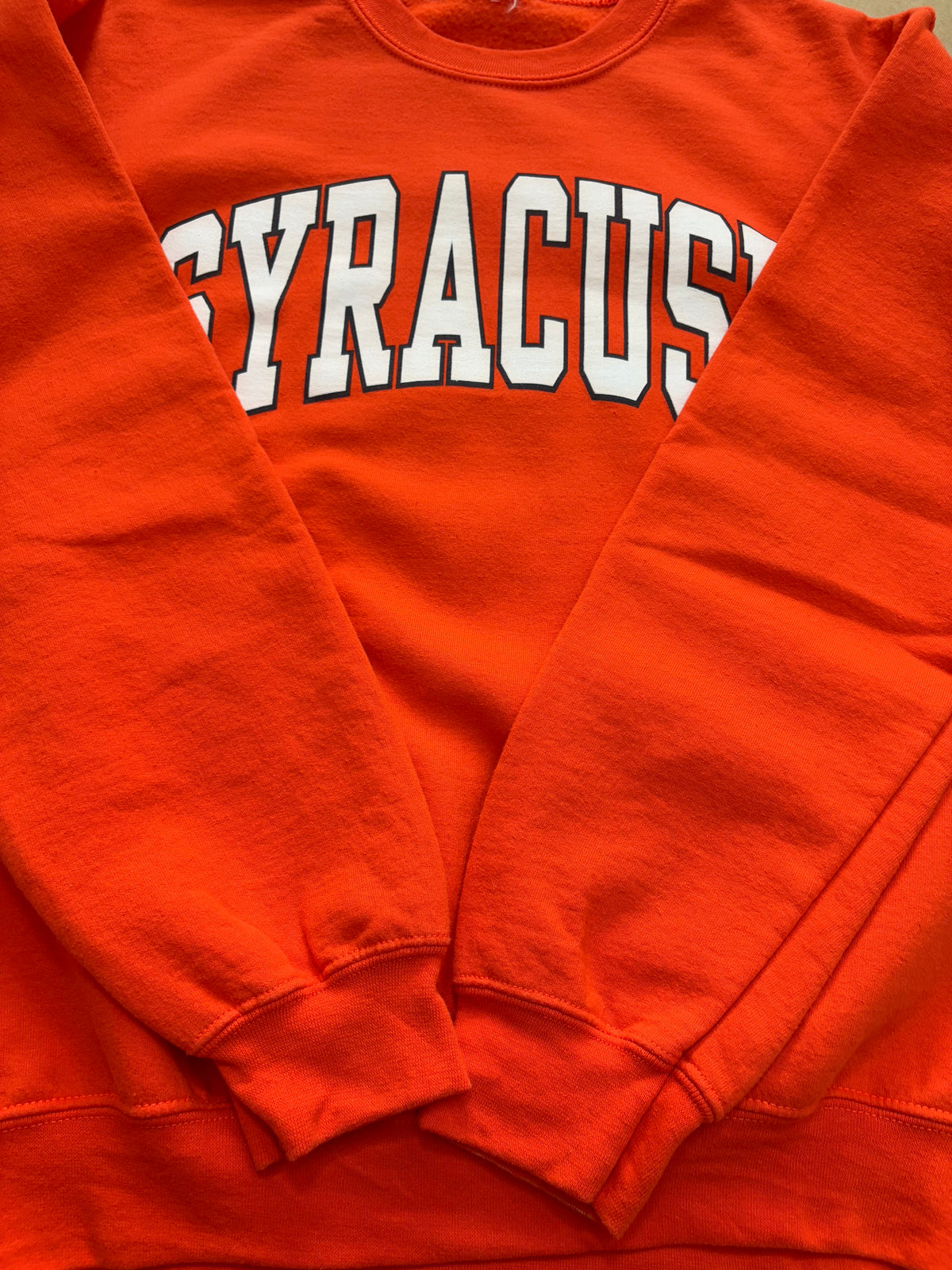Vintage 90's Syracuse University Orange Sweatshirt L
