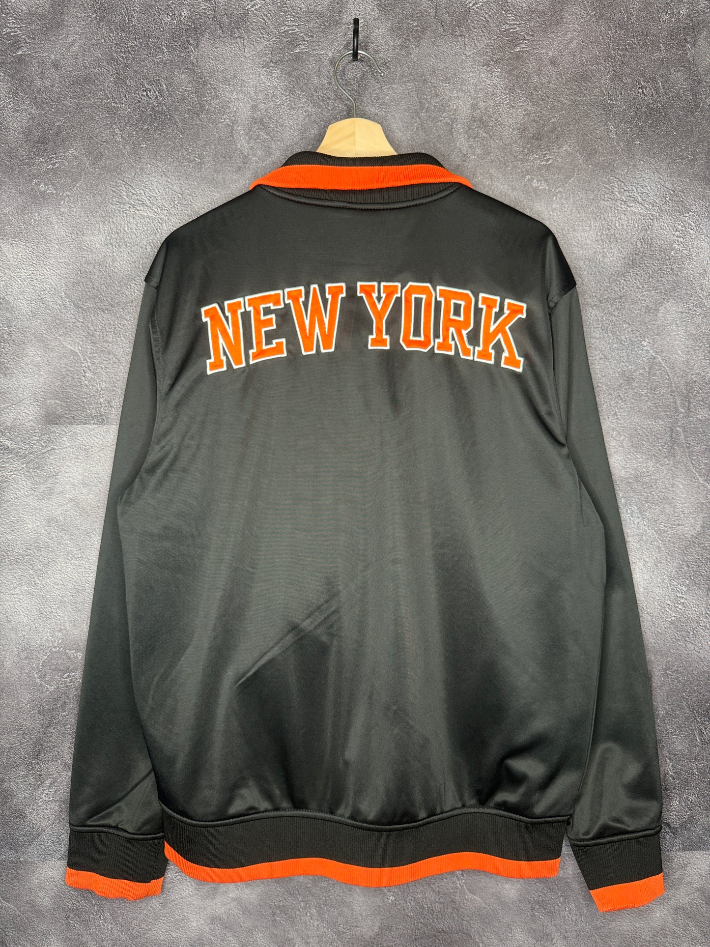 Y2K New York Knicks NBA Big Logo Zip Up Jacket L
