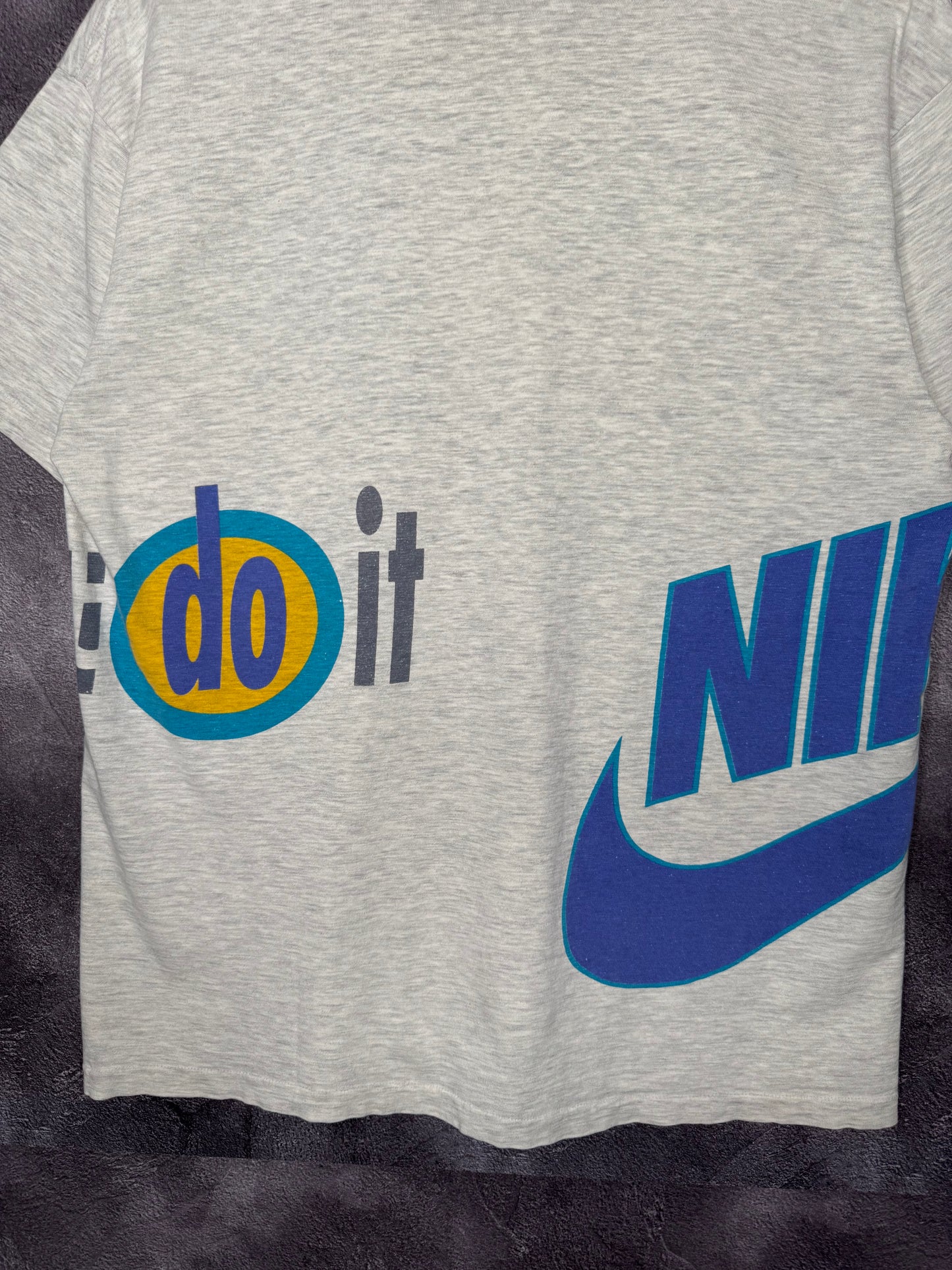 90's Nike Just Do It wrap around Swoosh Tee Size L
