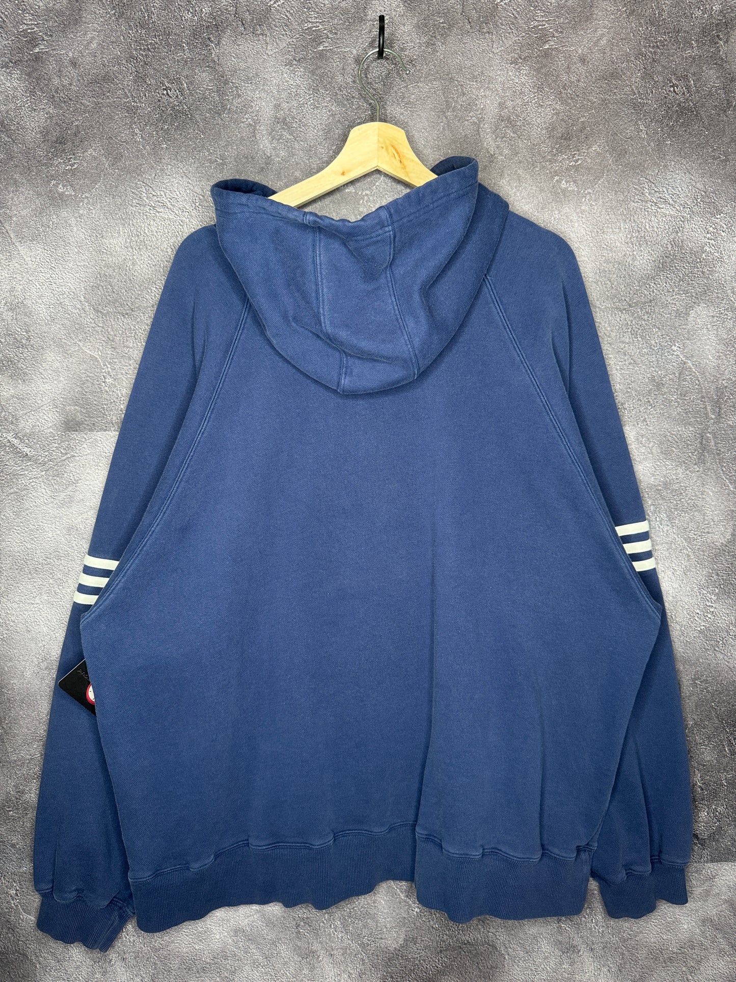 90s Adidas Center Logo Oversized Hoodie XL