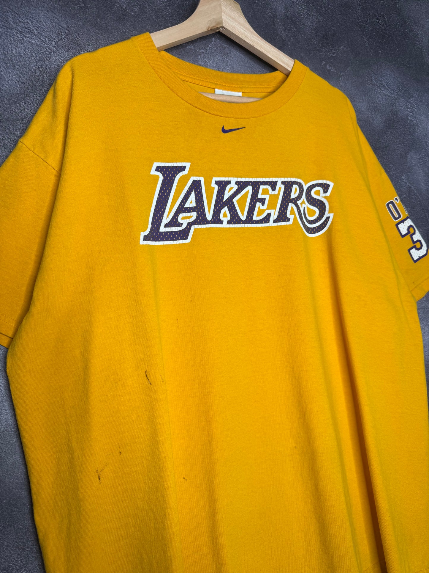 90s Nike Los Angeles Lakers Shaq #34 Centerswoosh Tee XL