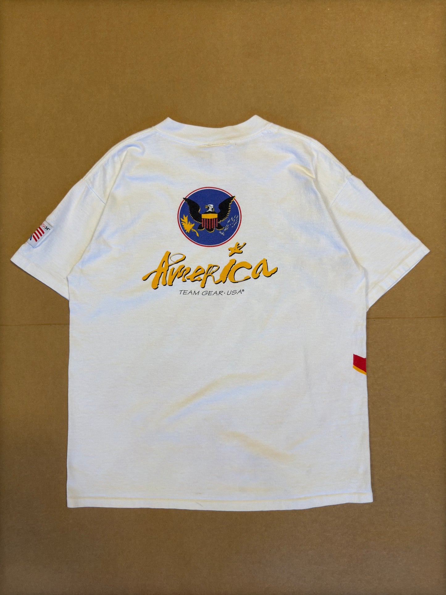 1994 World Cup USA Flag "America" Tee L