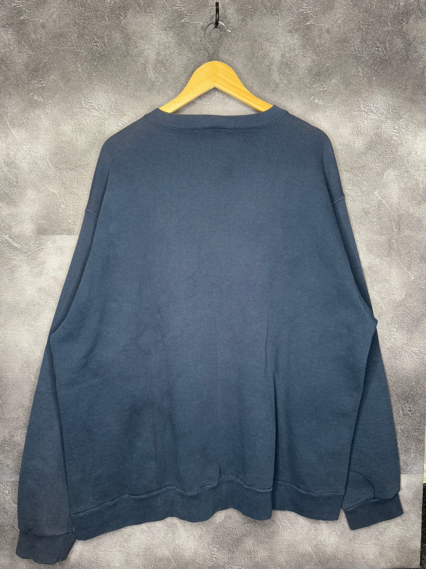 Y2K Nike Swoosh Essential Navy Sweatshirt 2XL