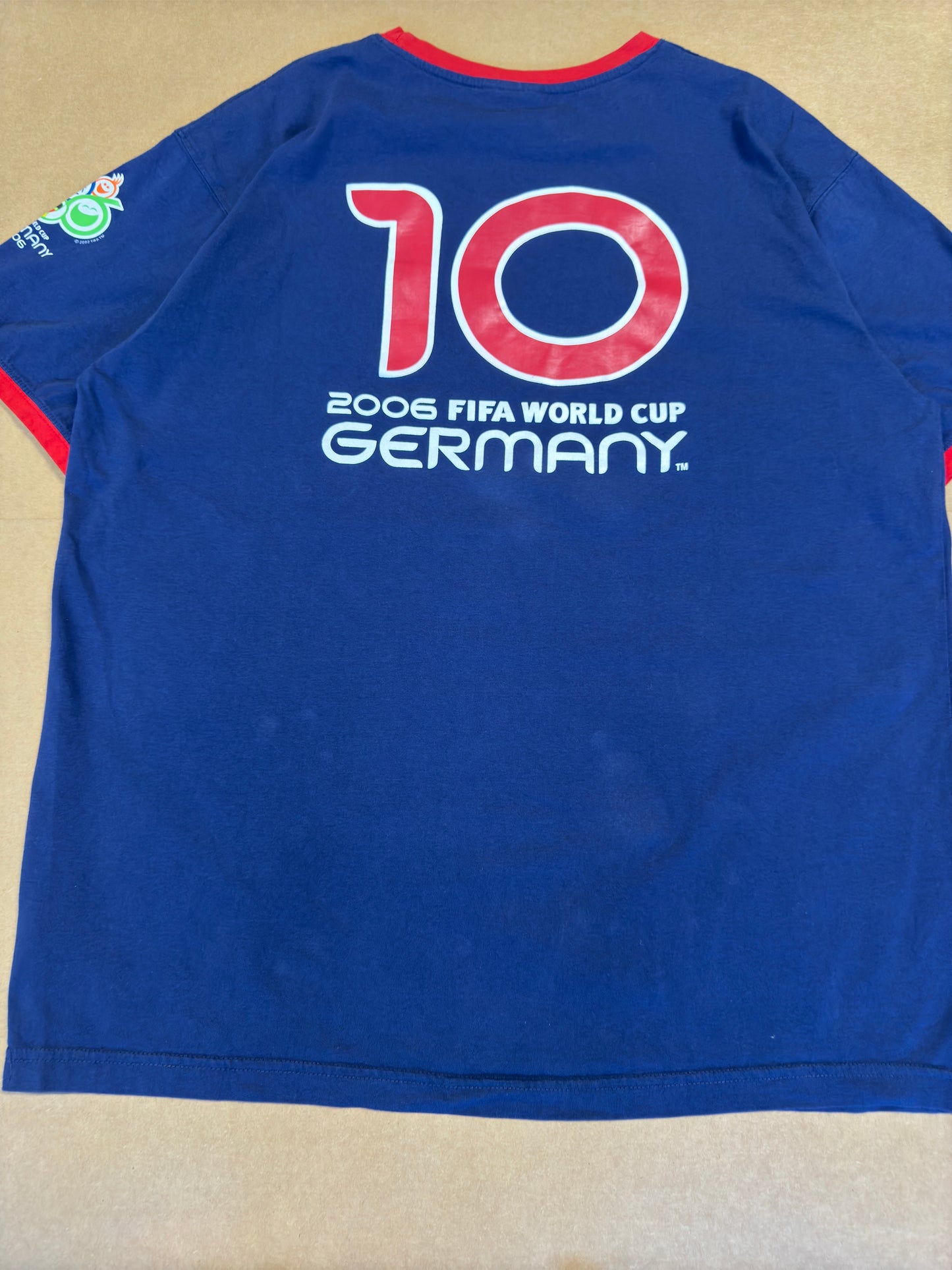 2006 FIFA World Cup Germany Ringer #10 Tee XL