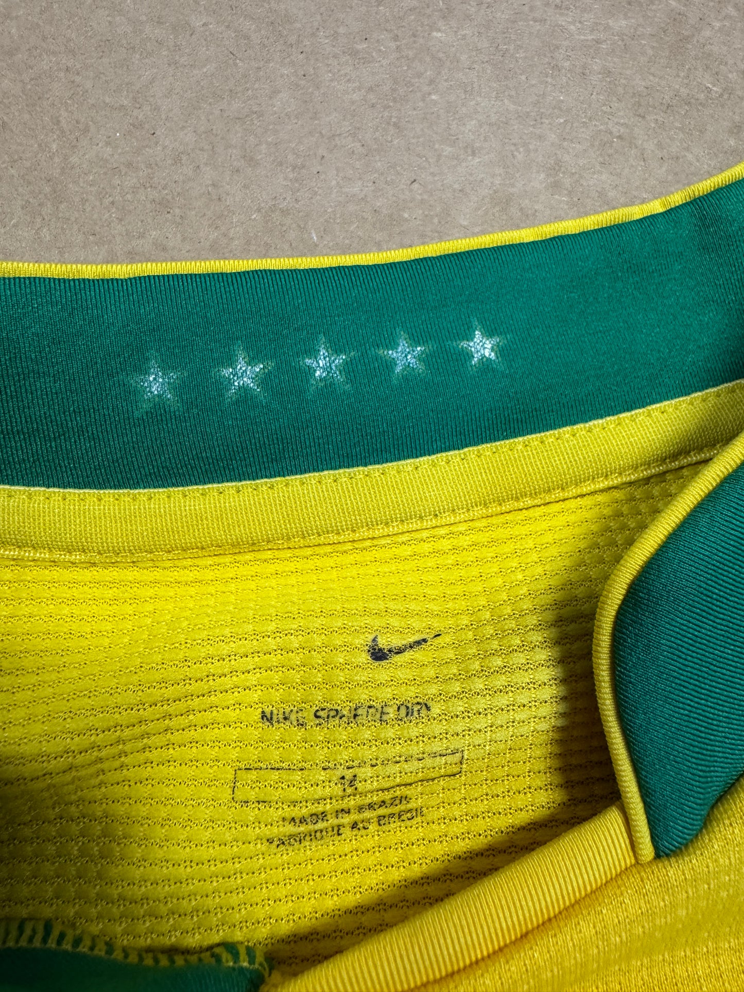 2006 World Cup Ronaldo #9 Brazil Soccer Jersey M
