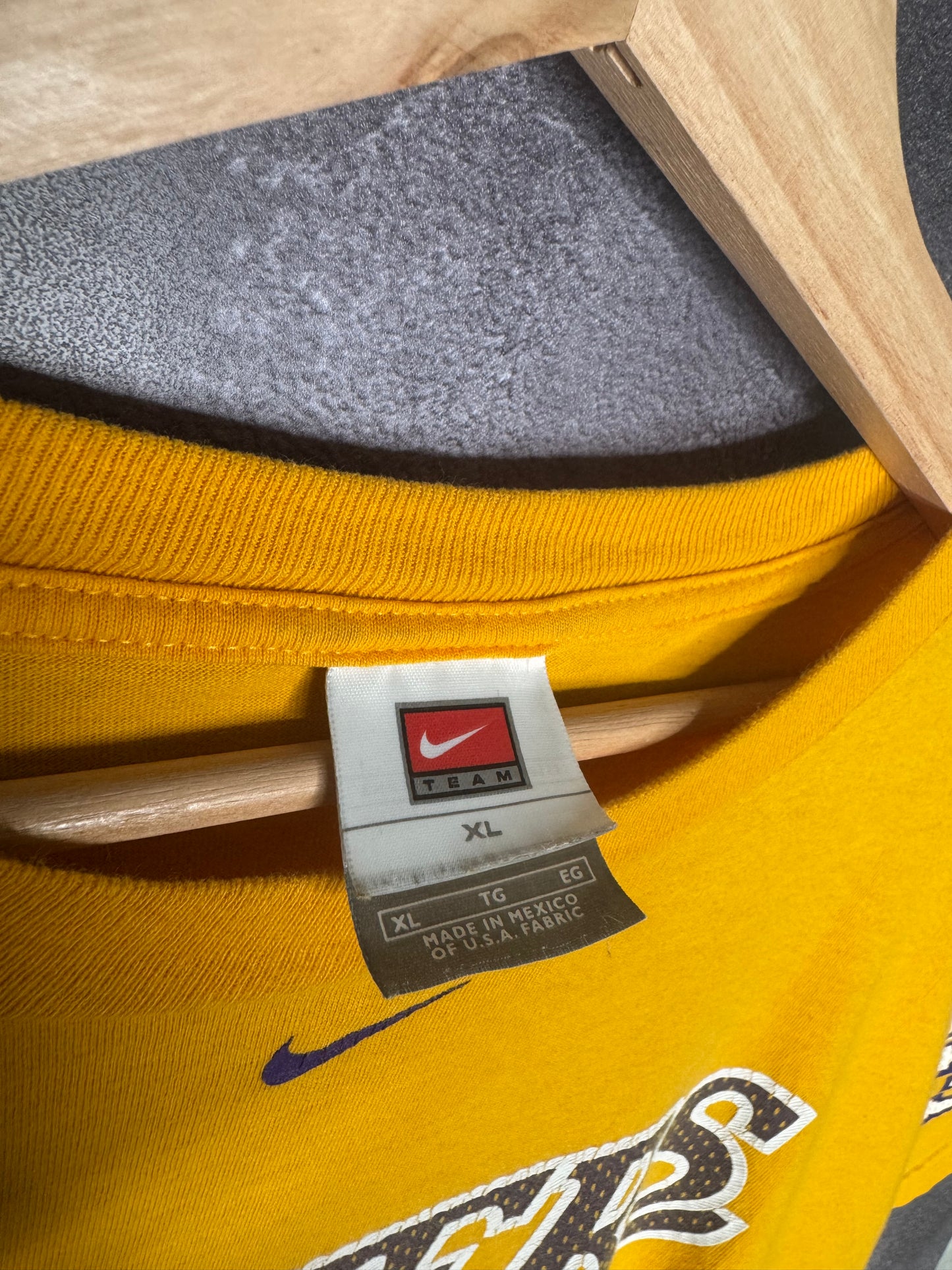 90s Nike Los Angeles Lakers Shaq #34 Centerswoosh Tee XL