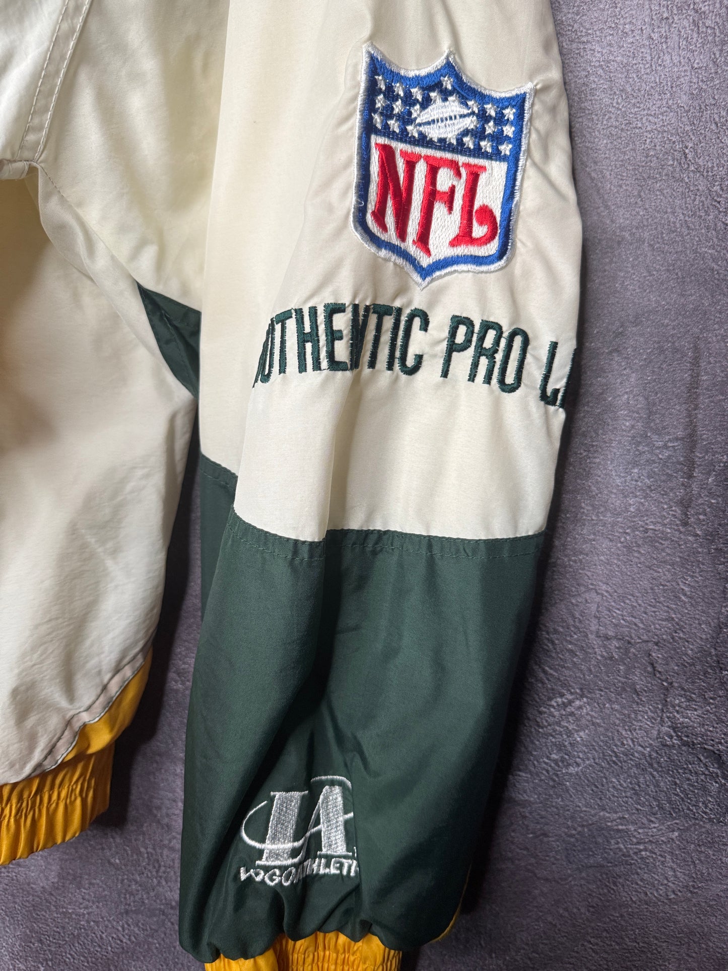 90s Green Bay Packers NFL Pro Line Zip Up Jacket 2XL