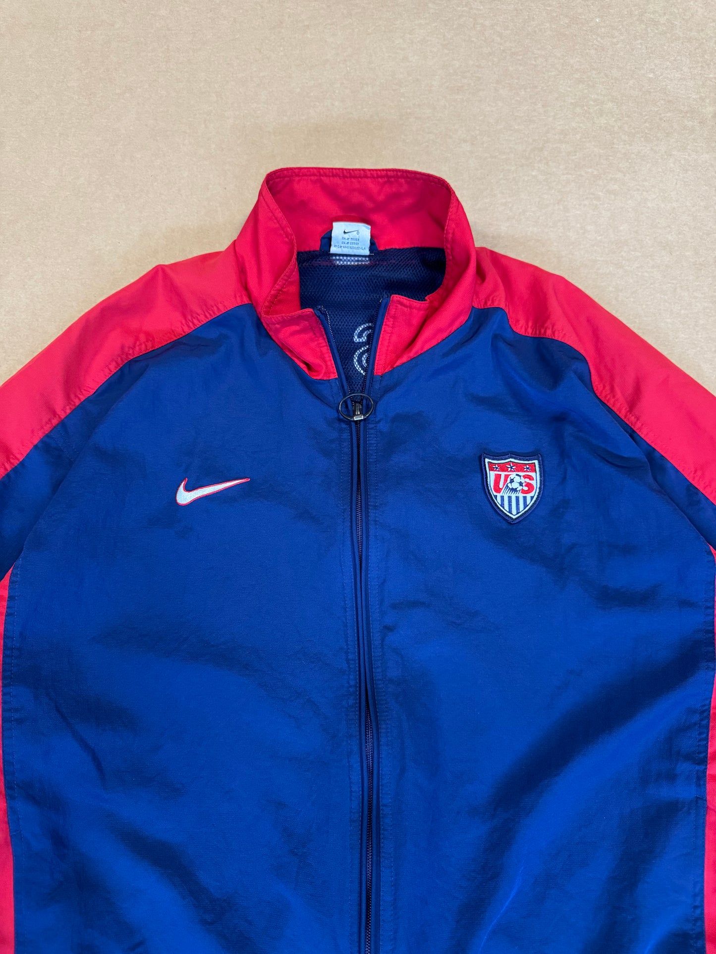 90's US Men's Soccer Nike Zip up Jacket XL
