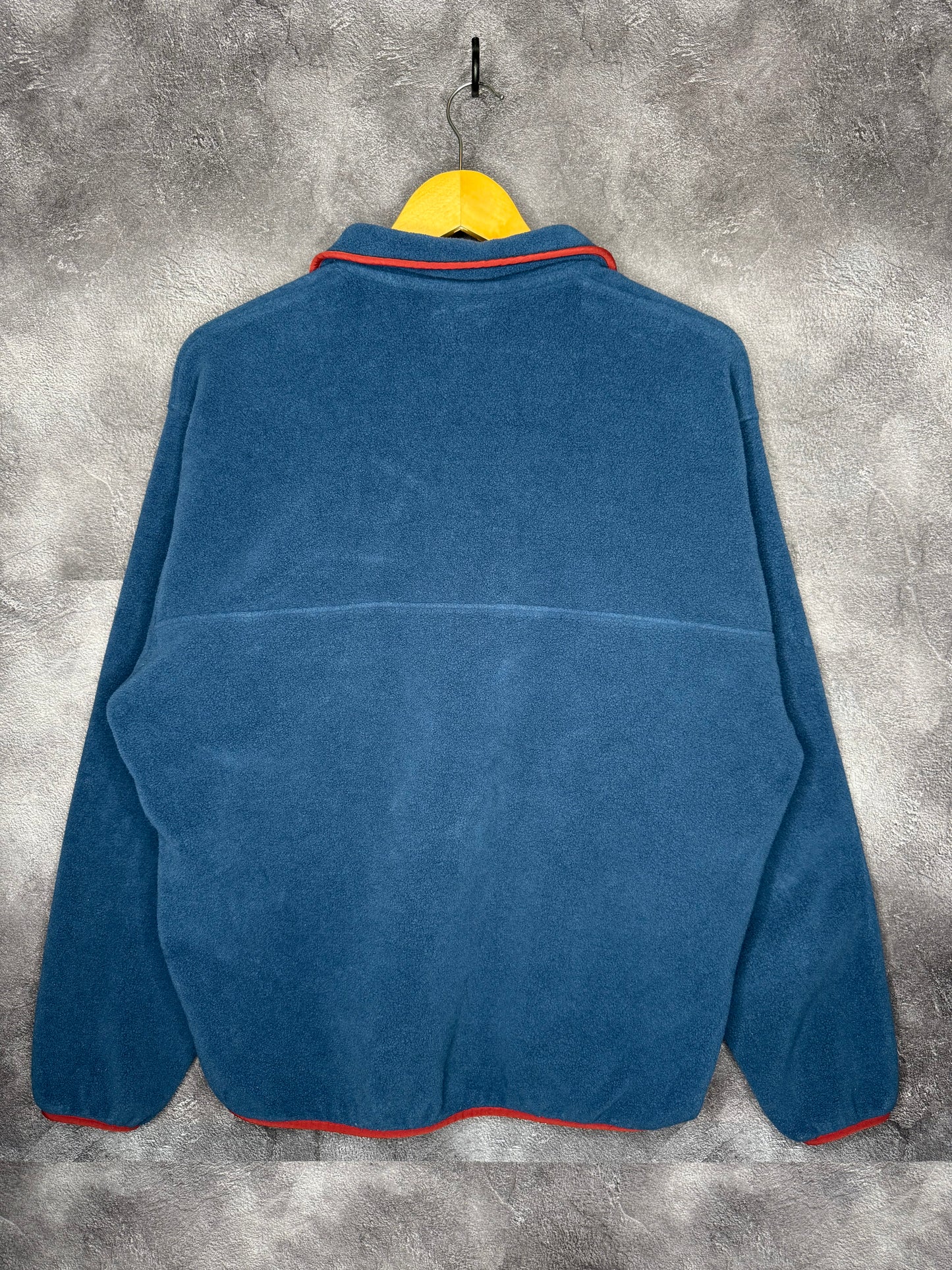 Y2K Blue & Red Patagonia Synchilla Sweatshirt L