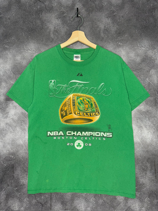 2008 Boston Celtics NBA Finals Champions Ring Tee M