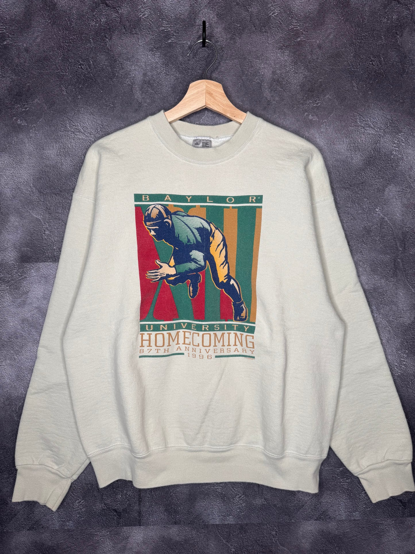 1996 Baylor University 87th Homecoming Anniversary Sweatshirt L