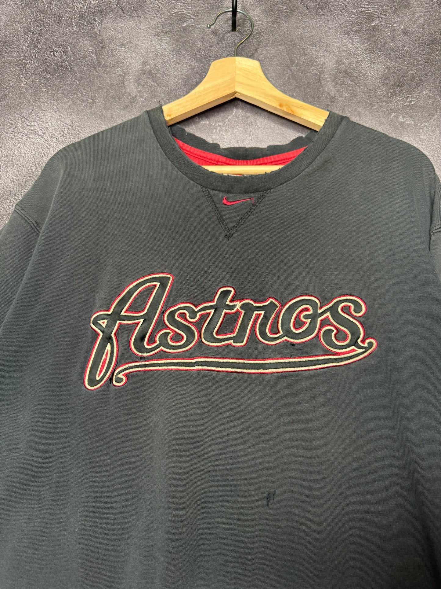 Y2K Houston Astros Nike Team Centerswoosh Tee L