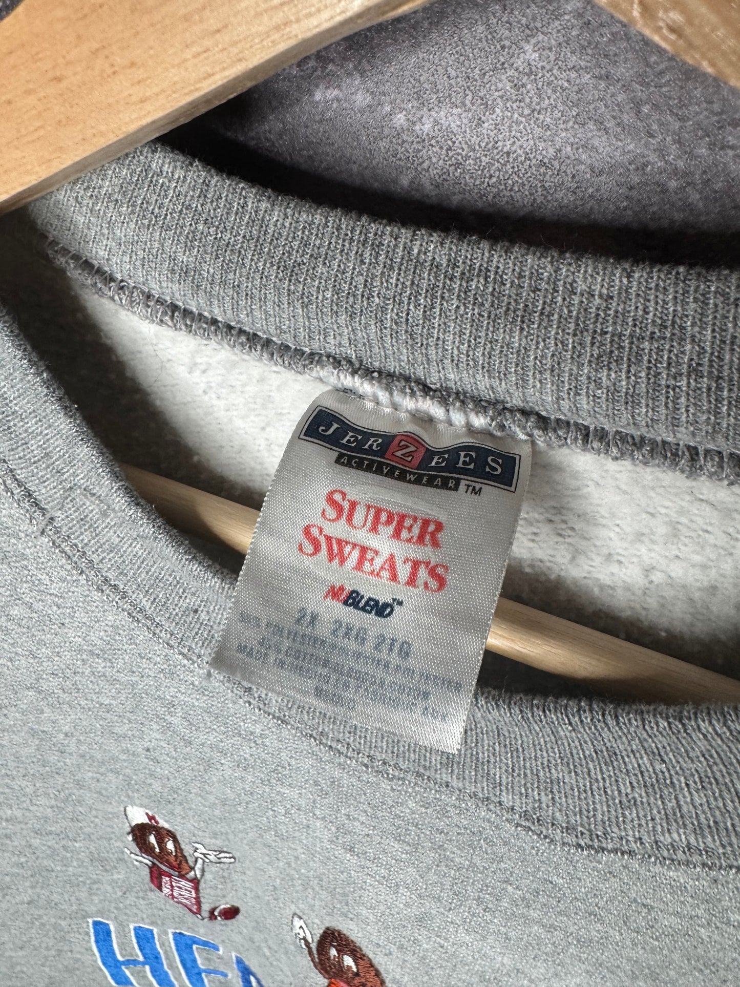 90s Hersheys Reeses Kiss Chocolate Candy Promo Sweatshirt 2XL