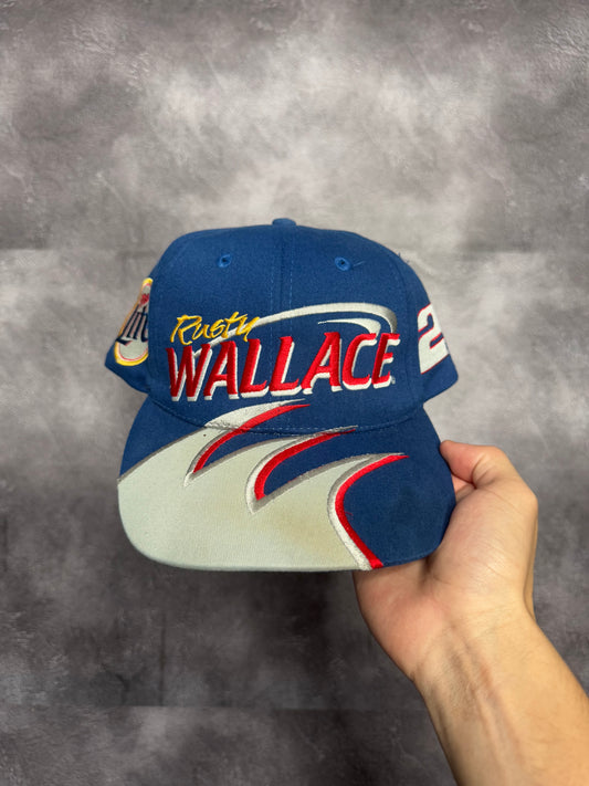 2000 Rusty Wallace NASCAR Sharktooth Snapback Hat
