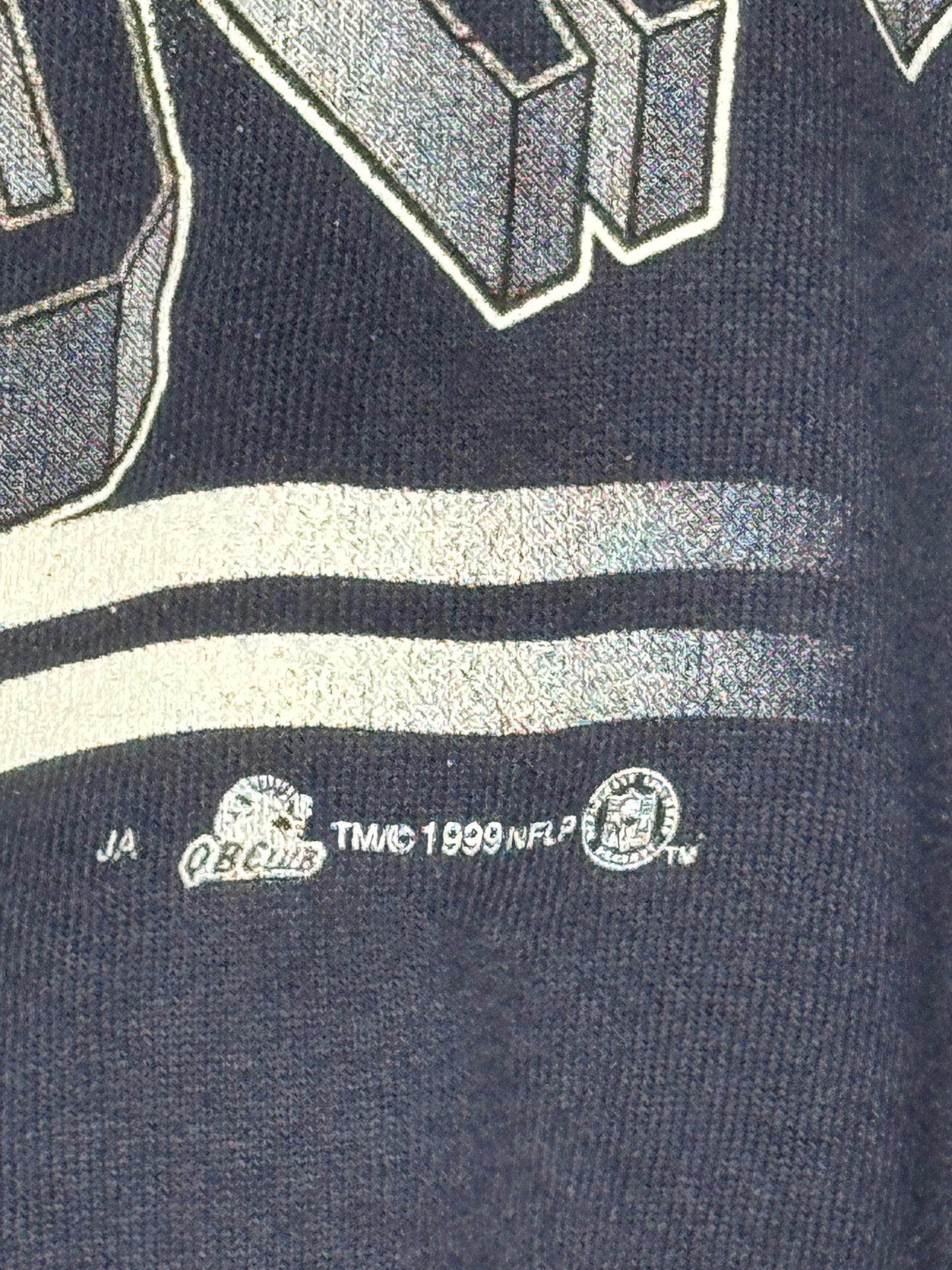 1999 Dallas Cowboys Troy Aikman Signature Football Sweatshirt  L