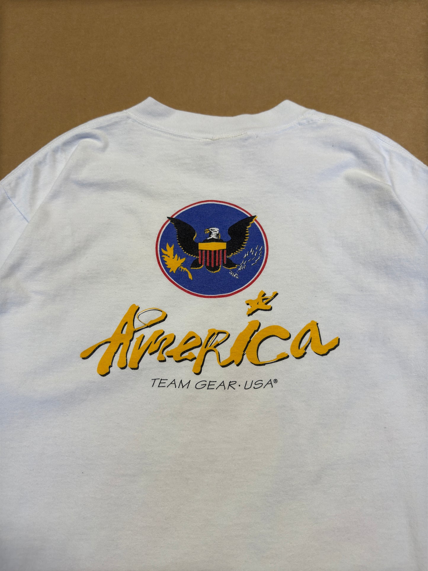 1994 World Cup USA Flag "America" Tee L
