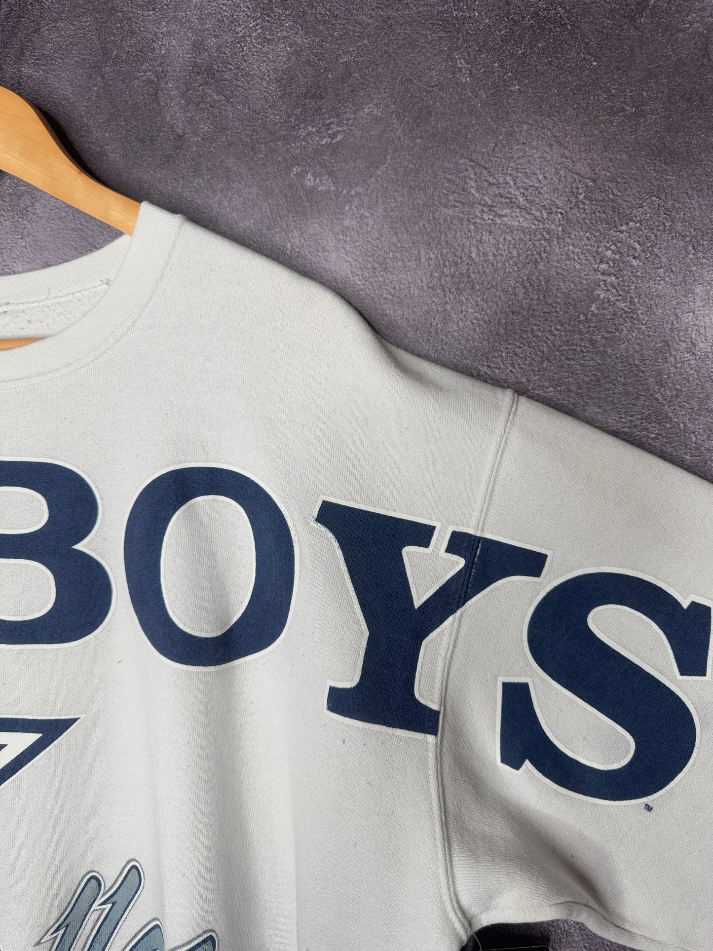 90s Dallas Cowboys Crossprint Spellout Sweatshirt XL