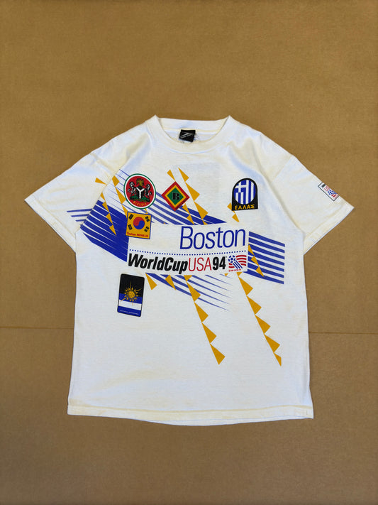 1994 USA World Cup Boston Host City AOP Tee L