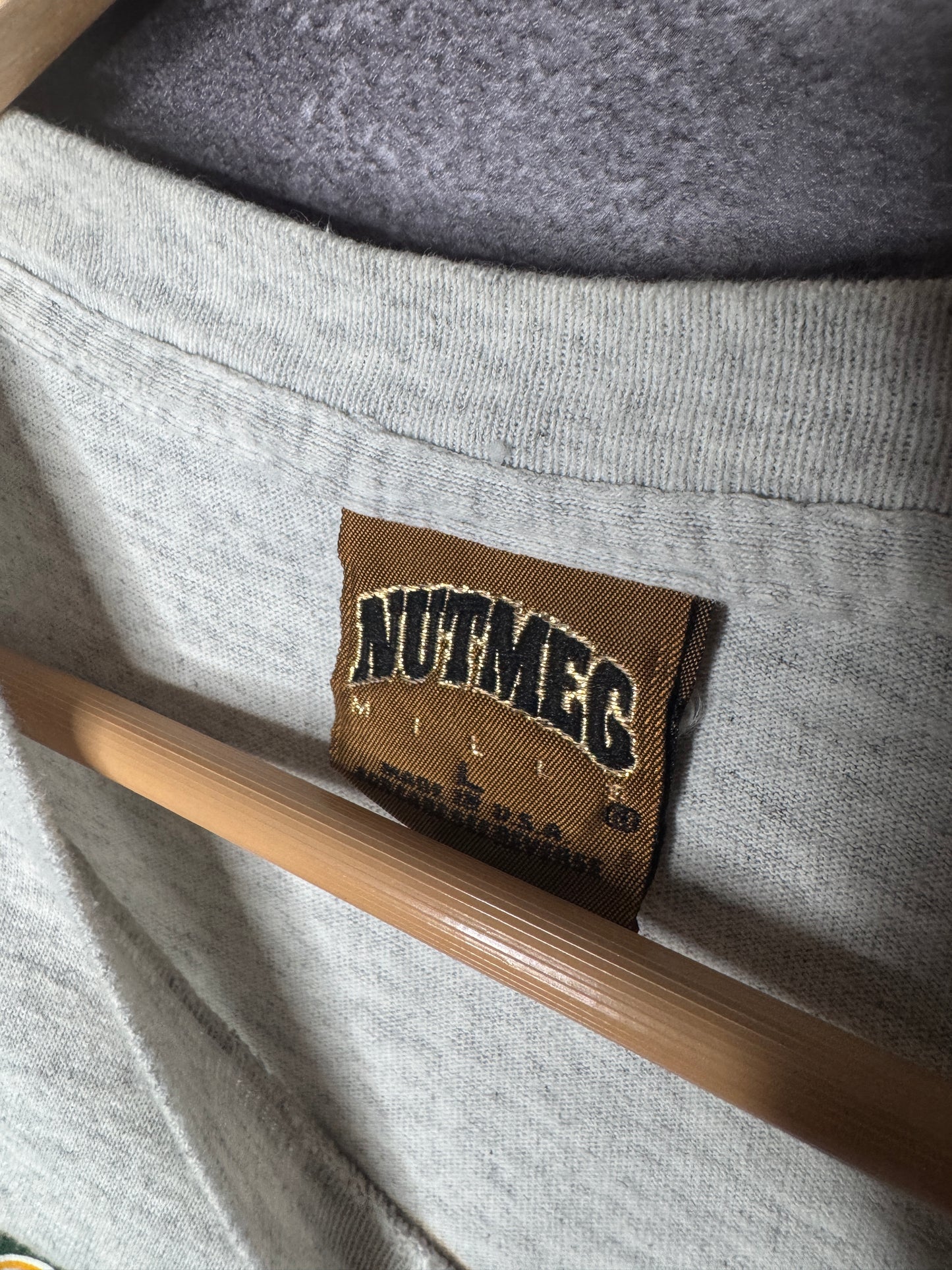 1994 Green Bay Packers Nutmeg Caricature Breakthrough Tee L