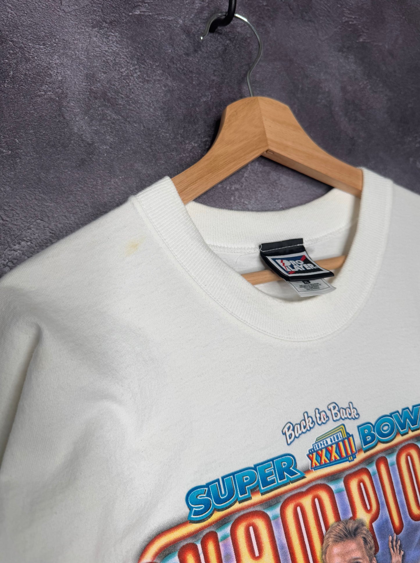 1999 Denver Broncos Super Bowl XXXIII Caricature Tee 2XL