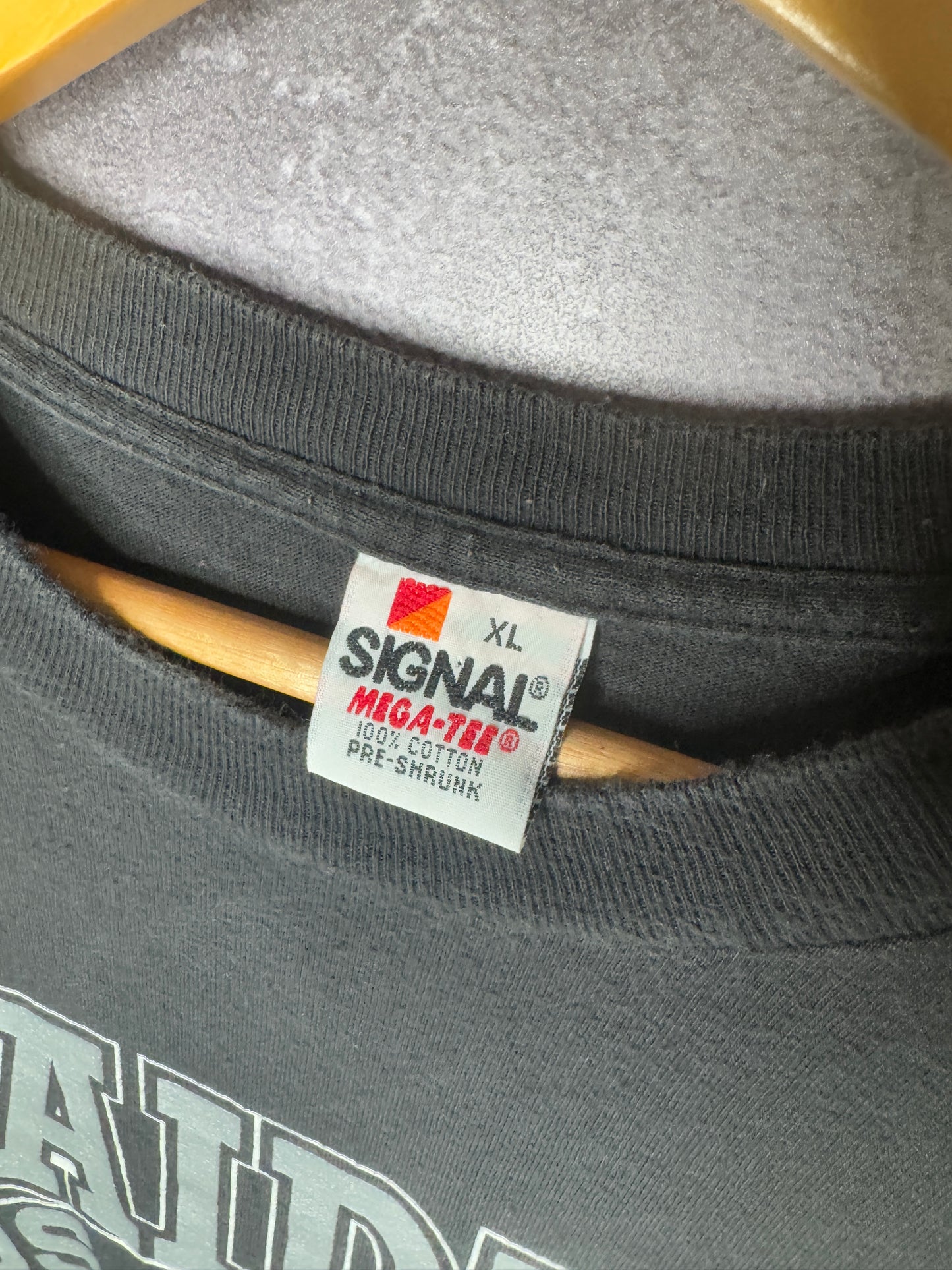 90s Los Angeles Raiders Logo 7 Helmet Tee XL