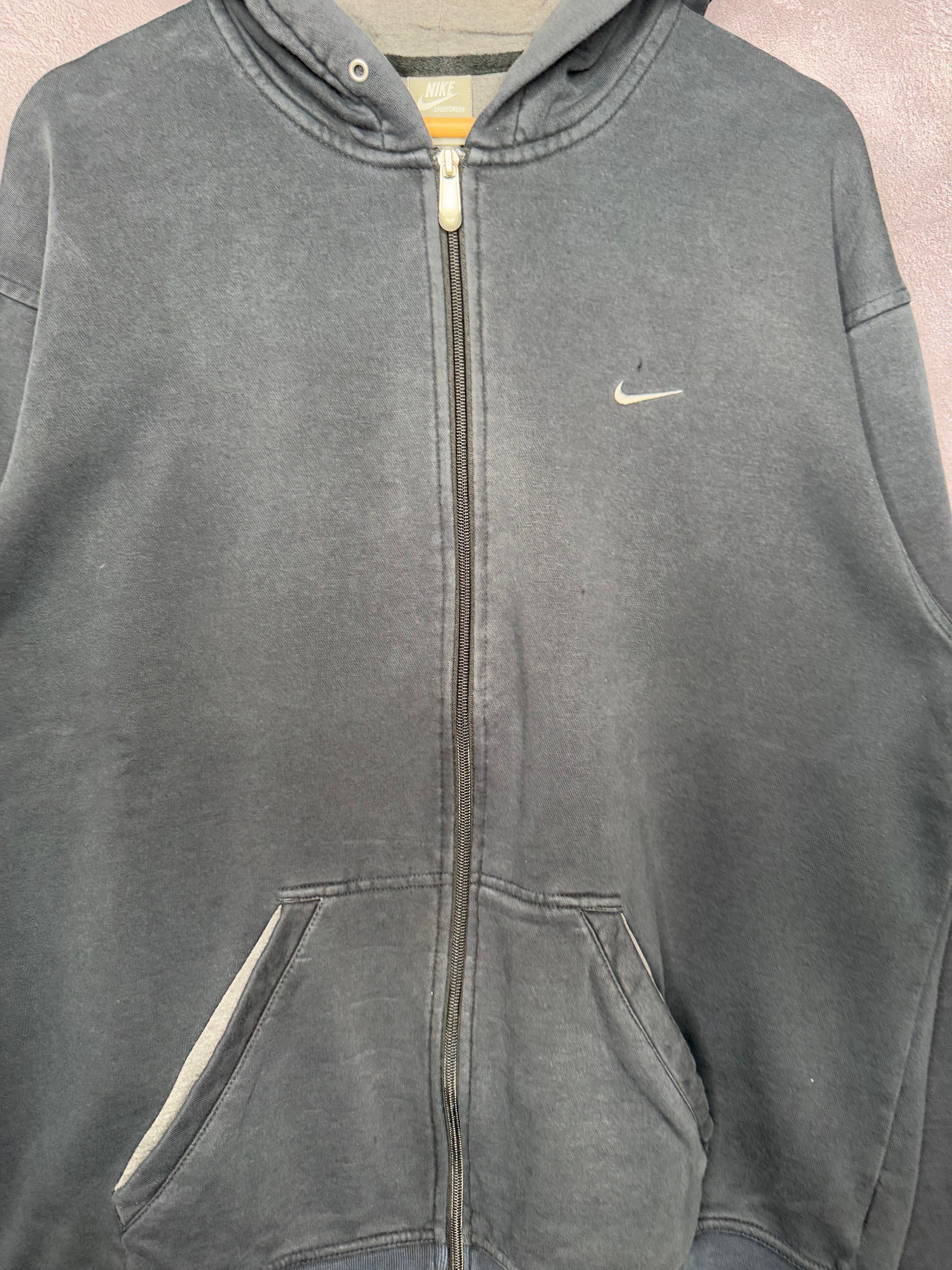 Y2K Navy Nike Essential Zip Up Jacket XL – Project Throwback Vtg