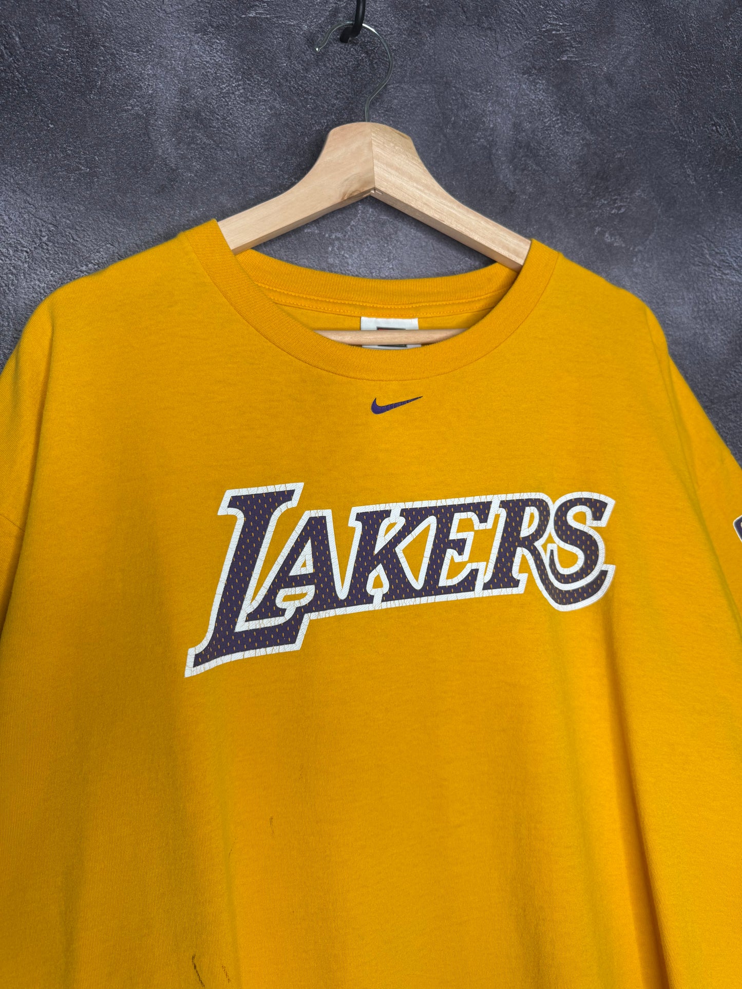 90s Nike Los Angeles Lakers Shaq #34 Centerswoosh Tee XL