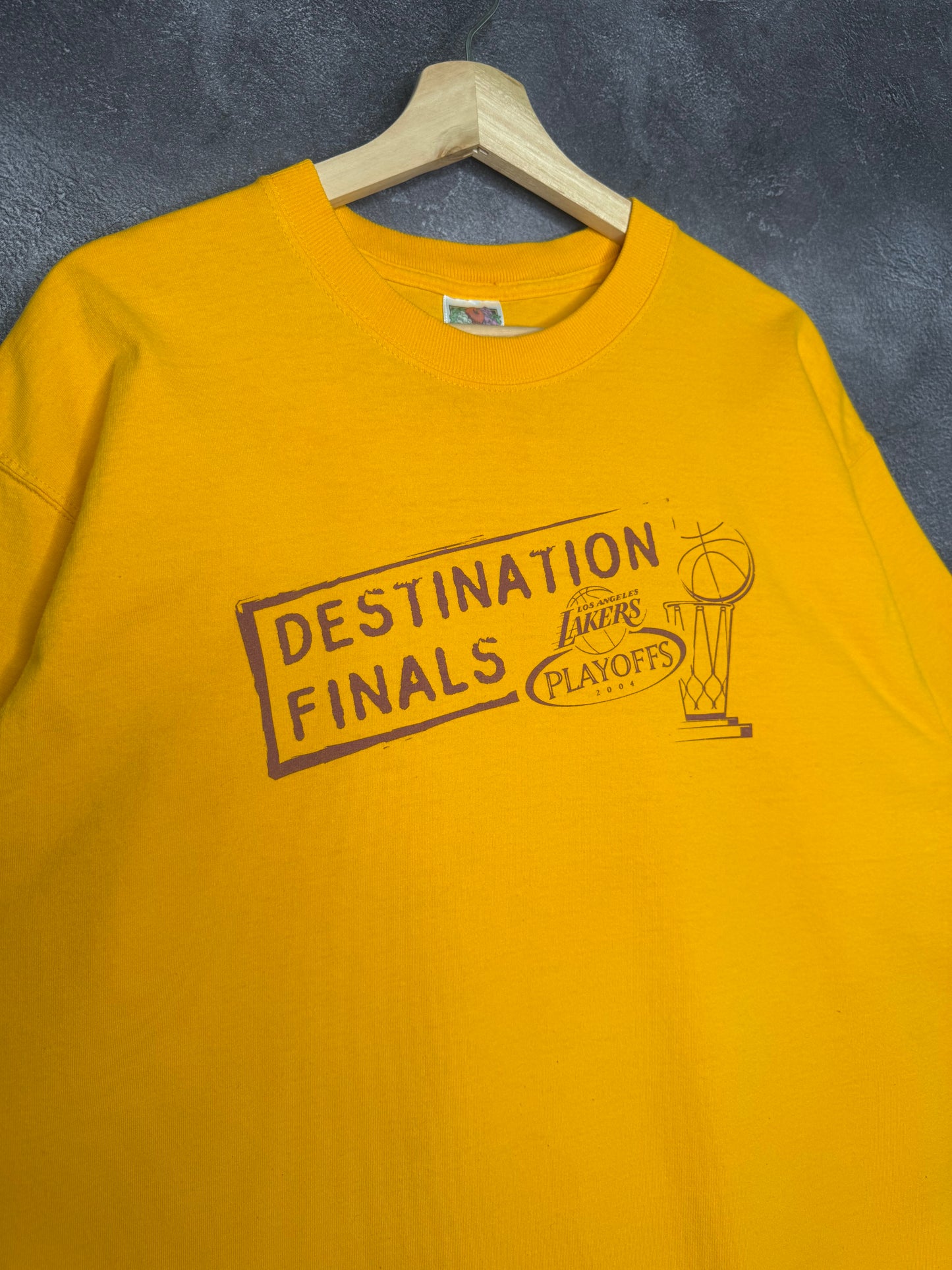 2004 Los Angeles Lakers NBA Playoffs Finals Tee XL