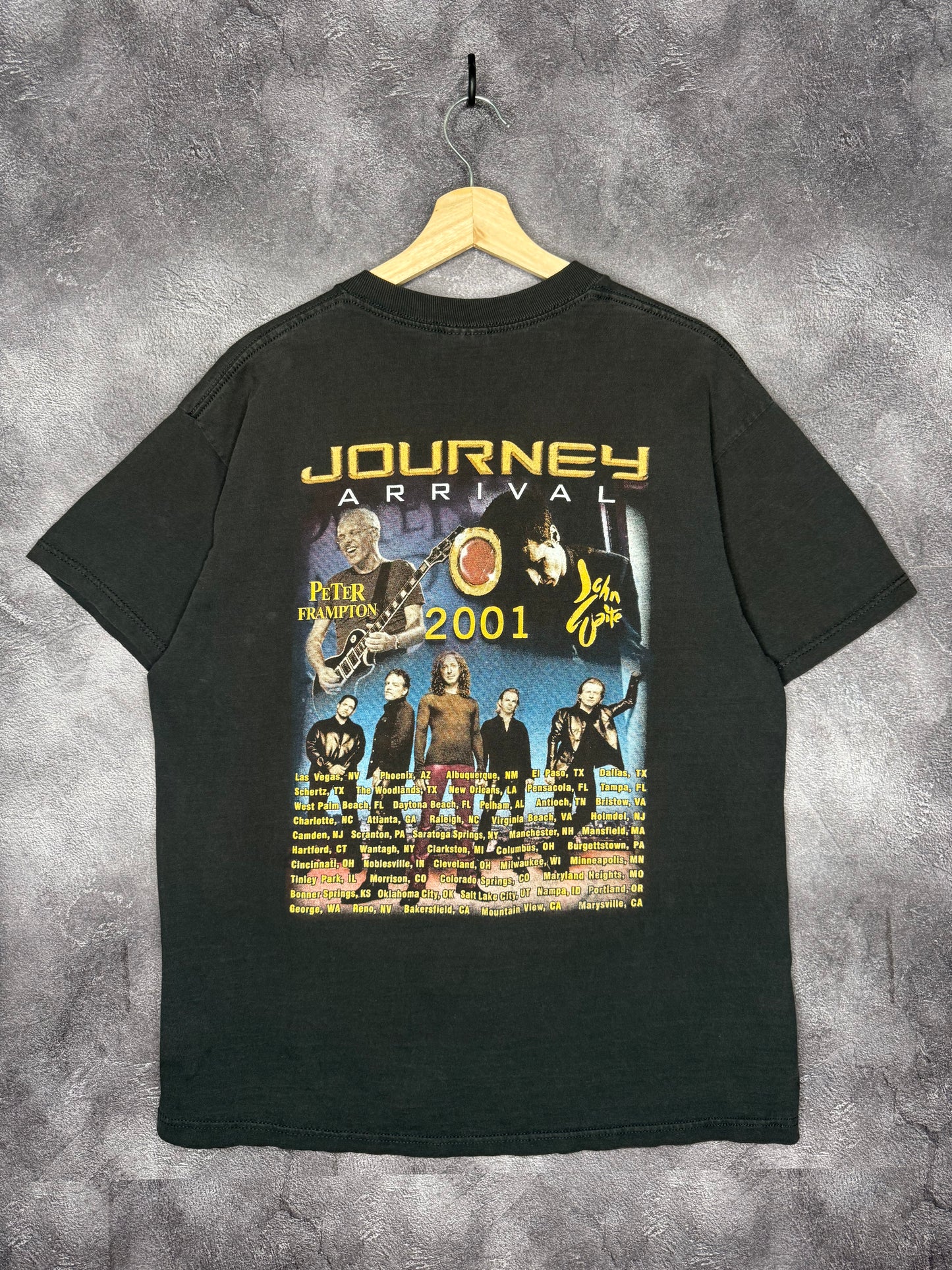 2001 Journey The Arrival Concert Tour Tee L