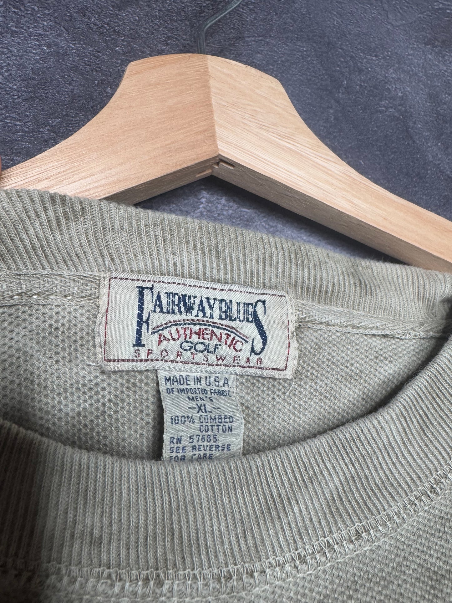 Rare 90s Frank Sinatra 80th Celebrity Invitational Golf Tournament Sweatshirt XL