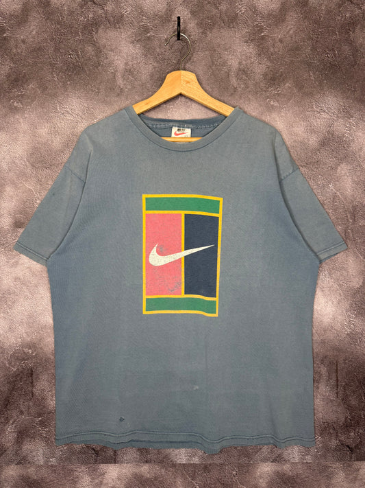 90s Nike Court faded Tee L