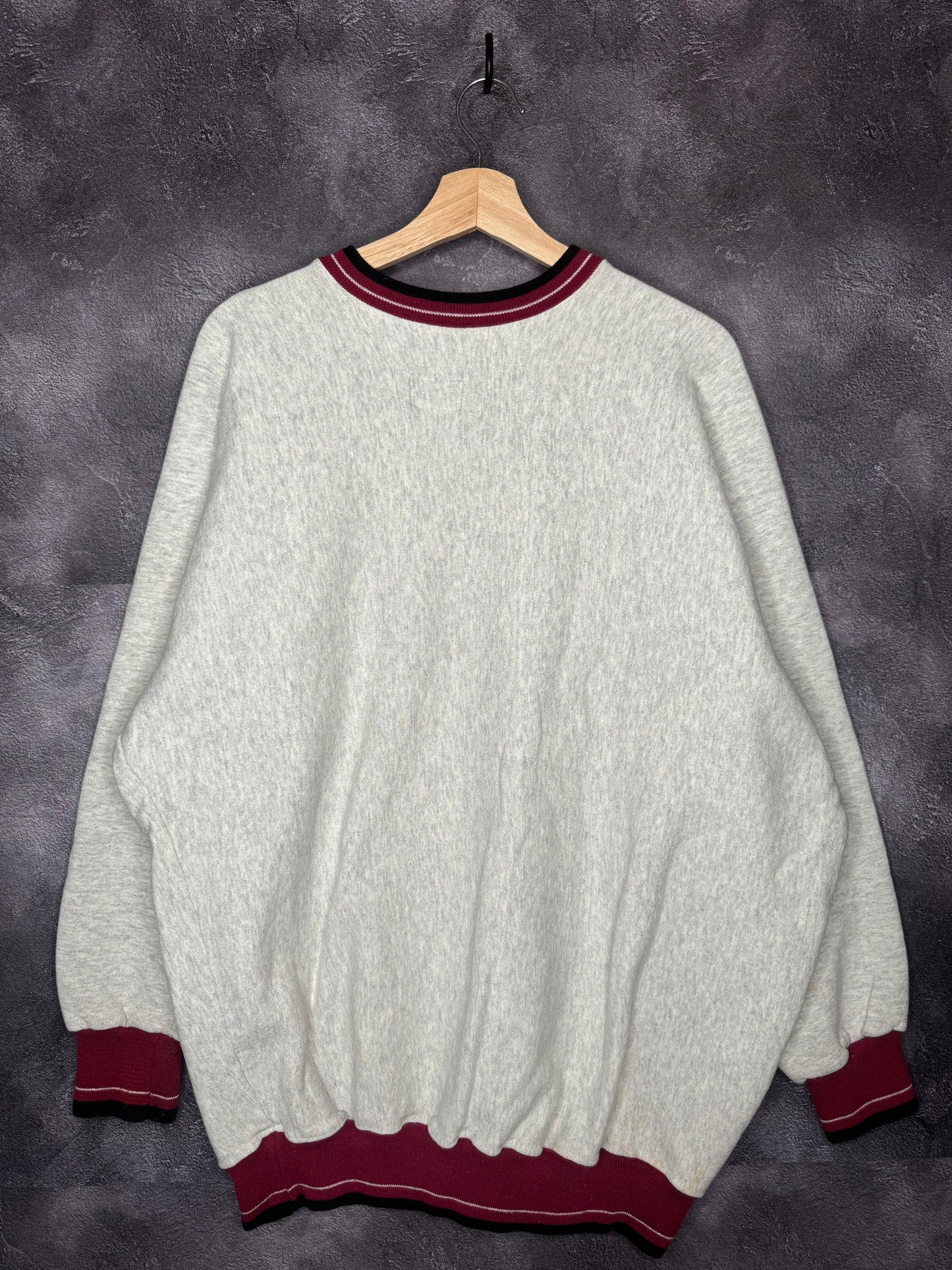 90s University of Alabama Crimson Tide AOP Spellout Sweatshirt XL