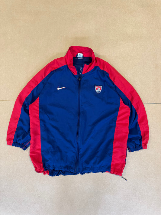 90's US Men's Soccer Nike Zip up Jacket XL