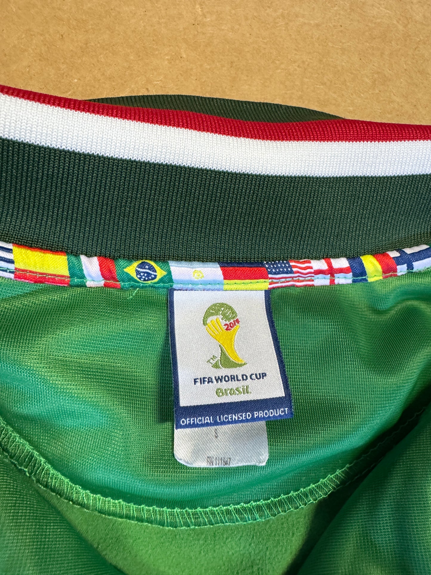 2014 Brazil World Cup Mexico Azteca Zip up Jacket S