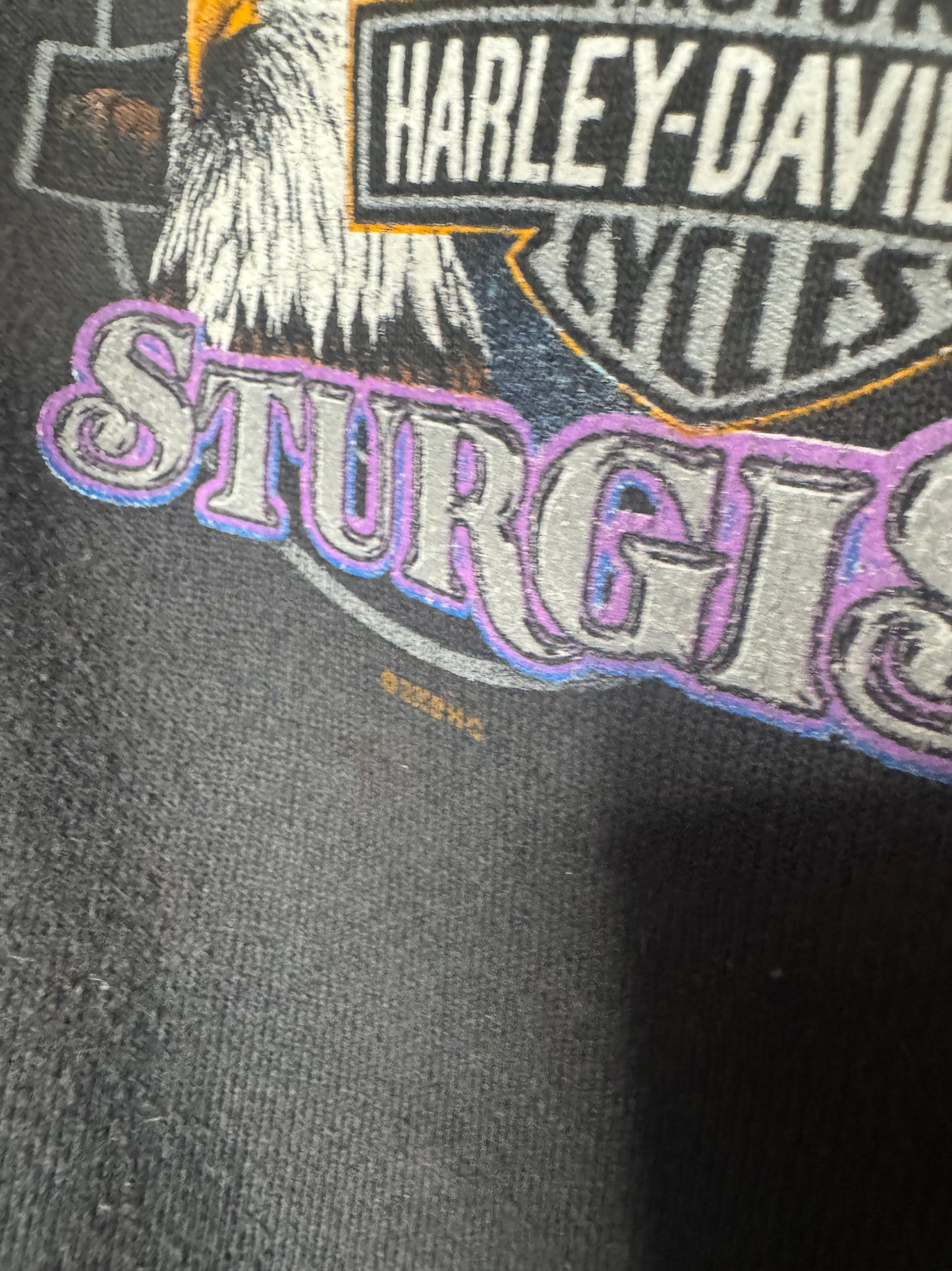 2000 Harley Davidson Black Hills Rally Sturgis Zip Up Jacket XL