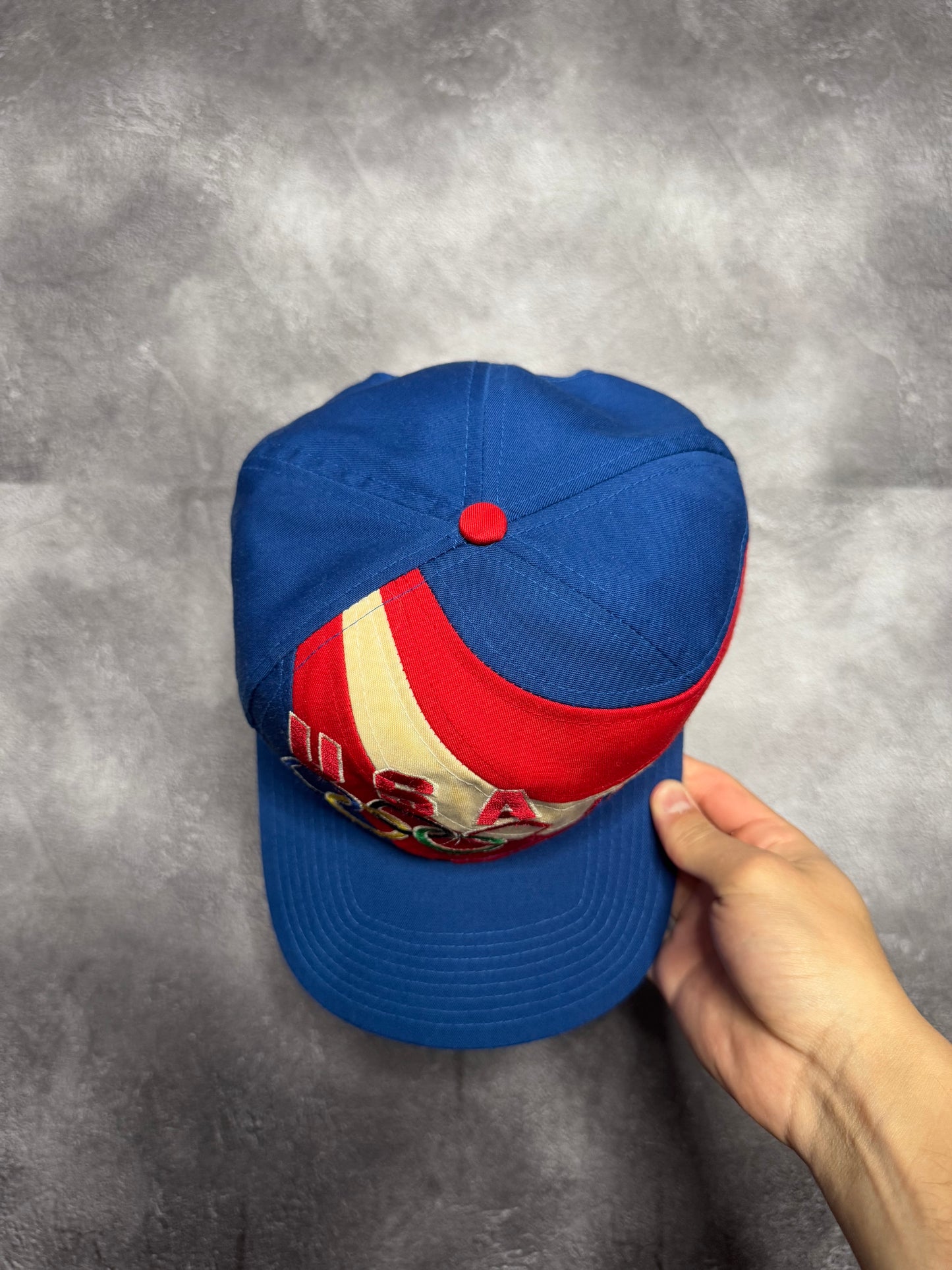1997 USA Olympics Wraparound Flag Snapback Hat