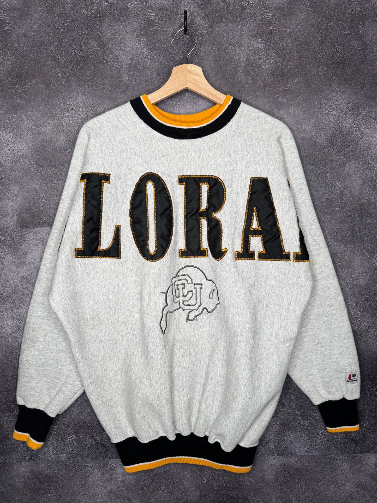 90's Colorado AOP Spellout Legends Sweatshirt XL
