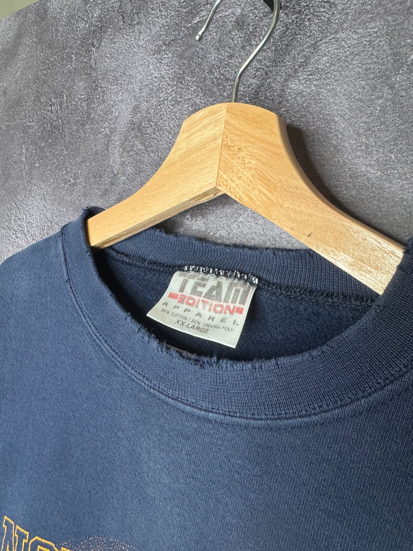 90s Notre Dame Fighting Irish Shadow Sweatshirt 2XL