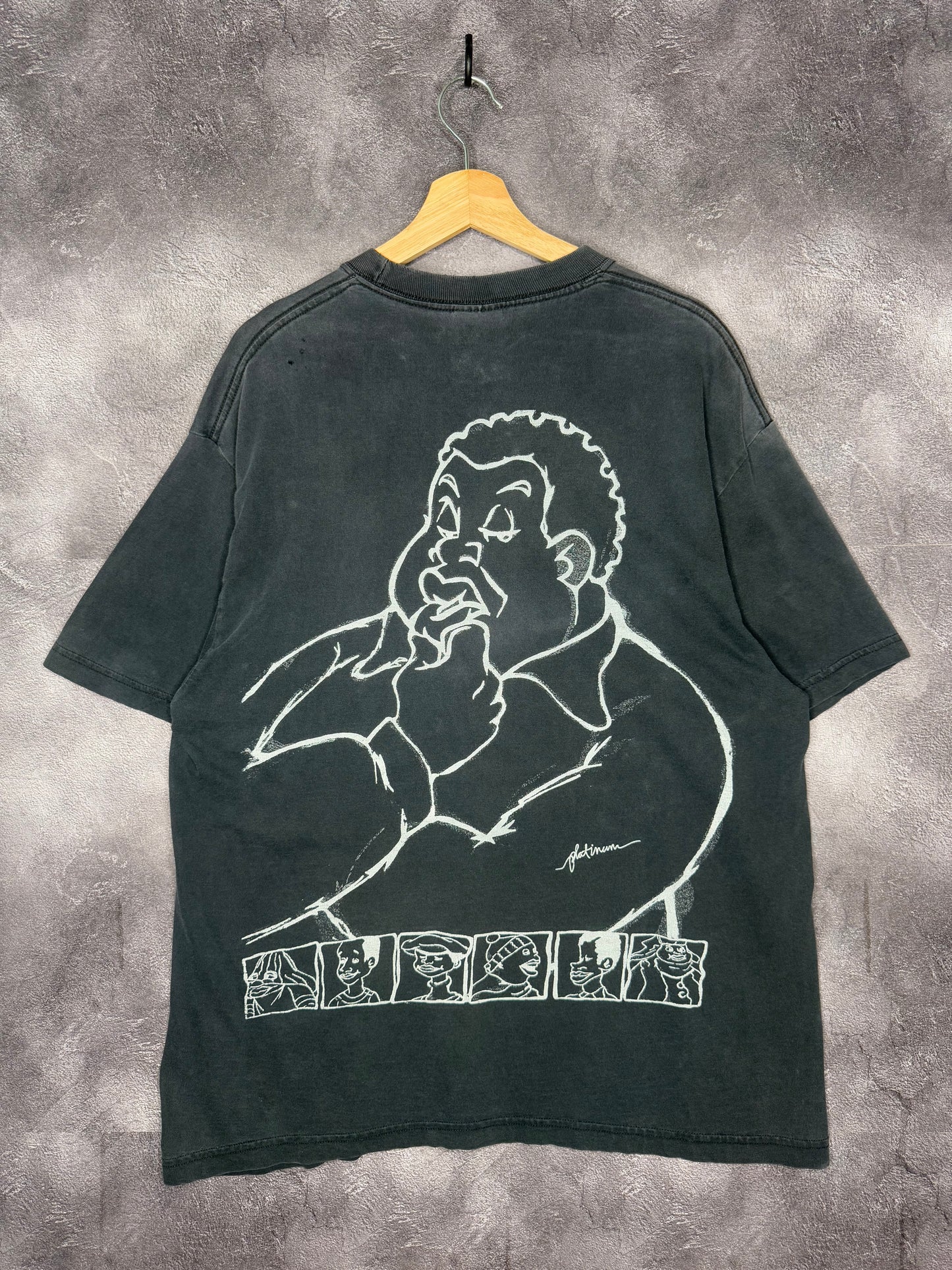 90s Fubu Platinum Fat Albert Tee XL