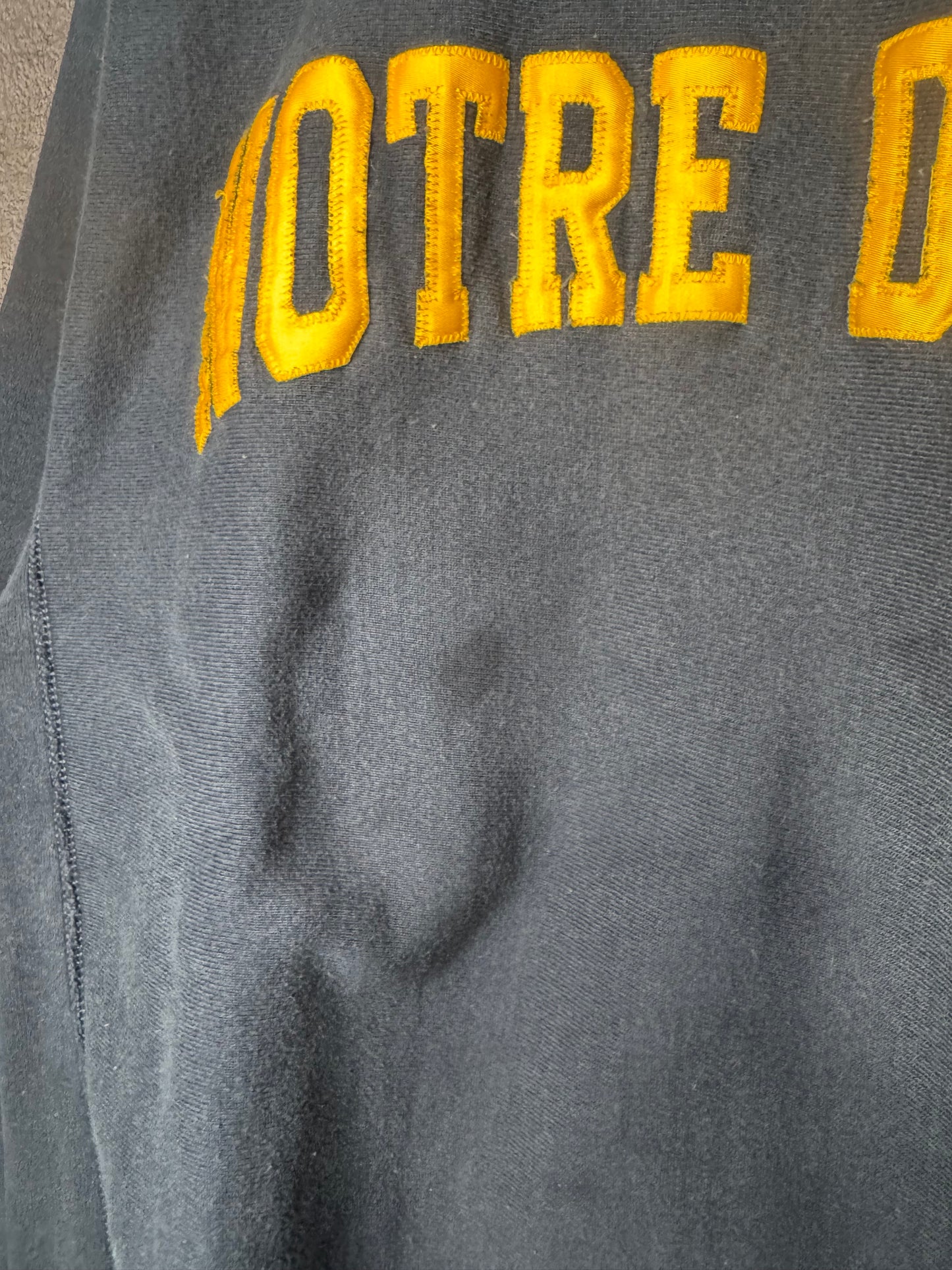 90s University of Notre Dame Champion Reverse Weave Sweatshirt L