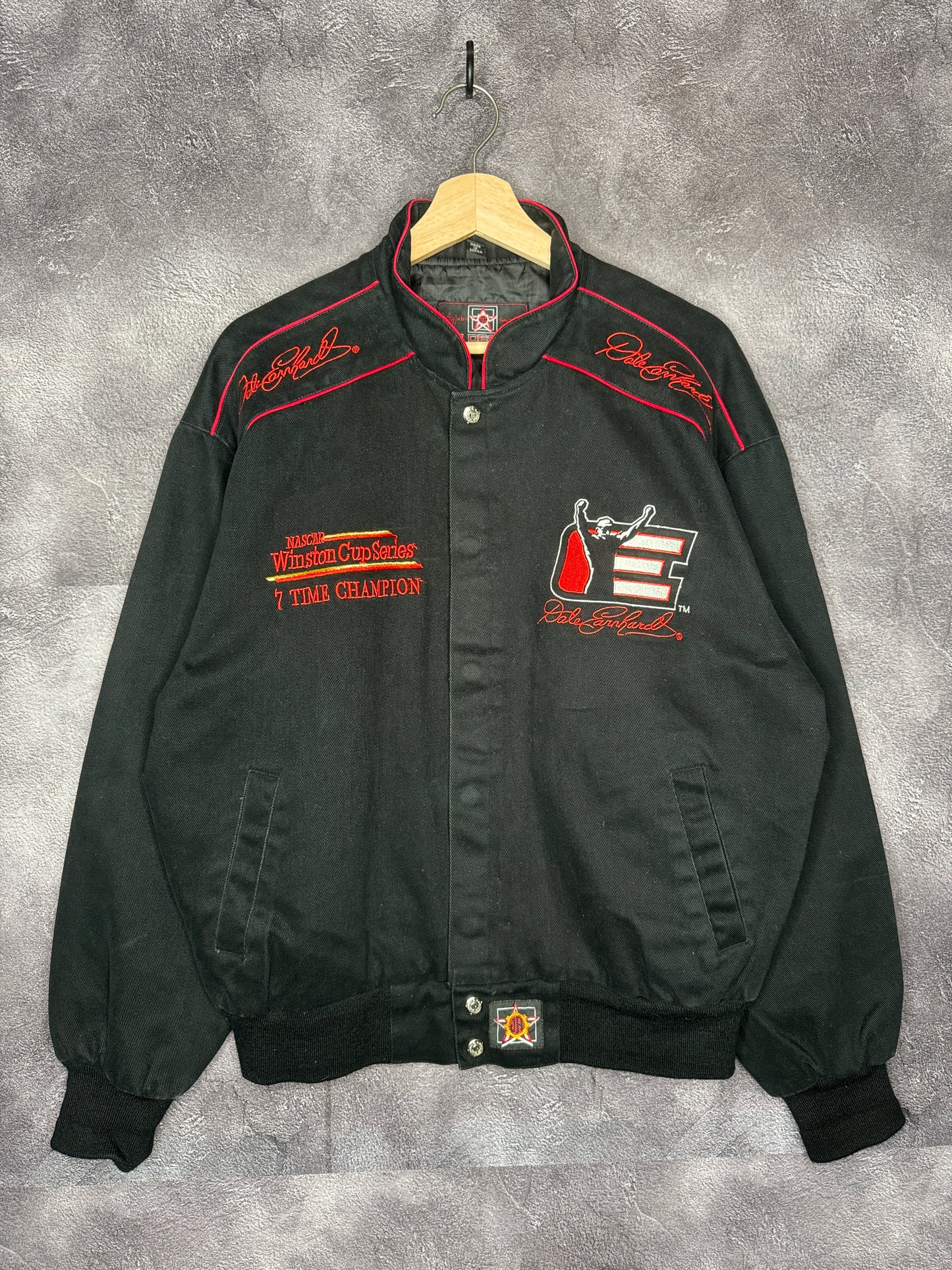 90s Dale Earnhardt 7 Time Winston Cup Series NASCAR Jacket M