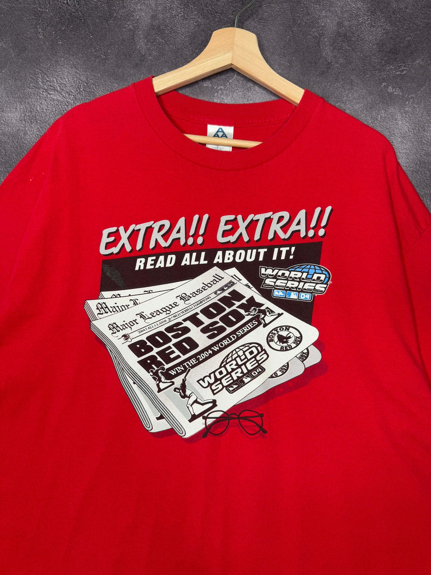 2004 Boston Red Sox World Series Champions Tee XL