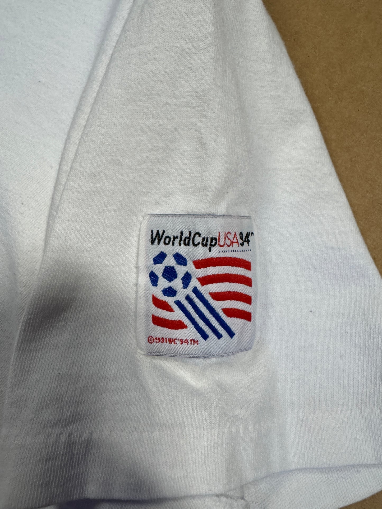 1994 World Cup USA Flag "America" Tee L
