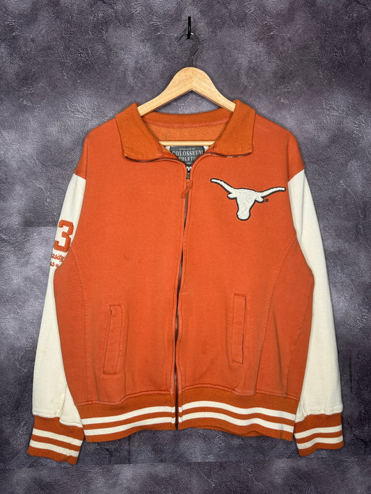Y2K University of Texas Longhorns Colosseum Athletics Zip Up Jacket L