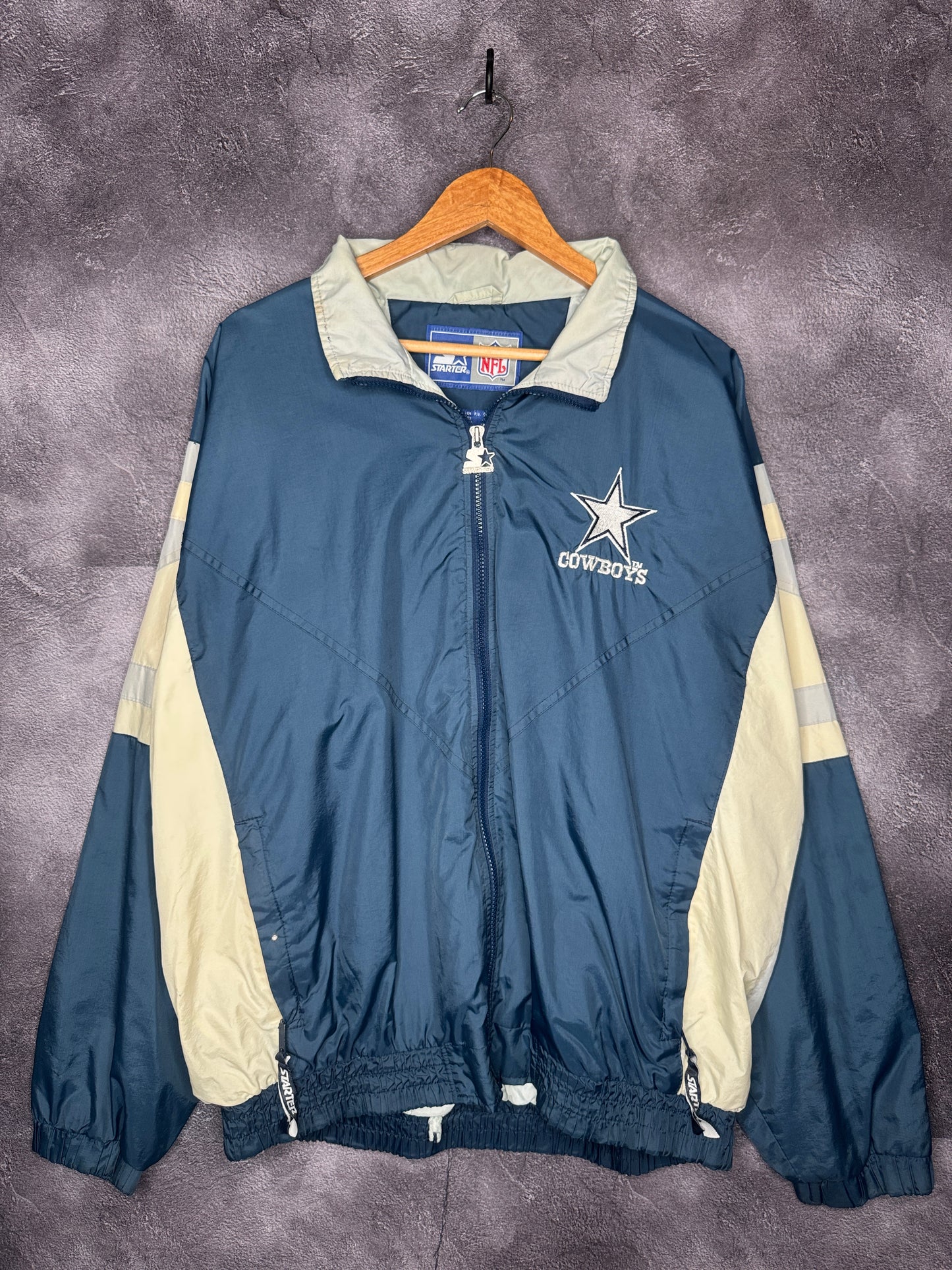 90s NFL Dallas Cowboys Starter Zip Up Jacket XL