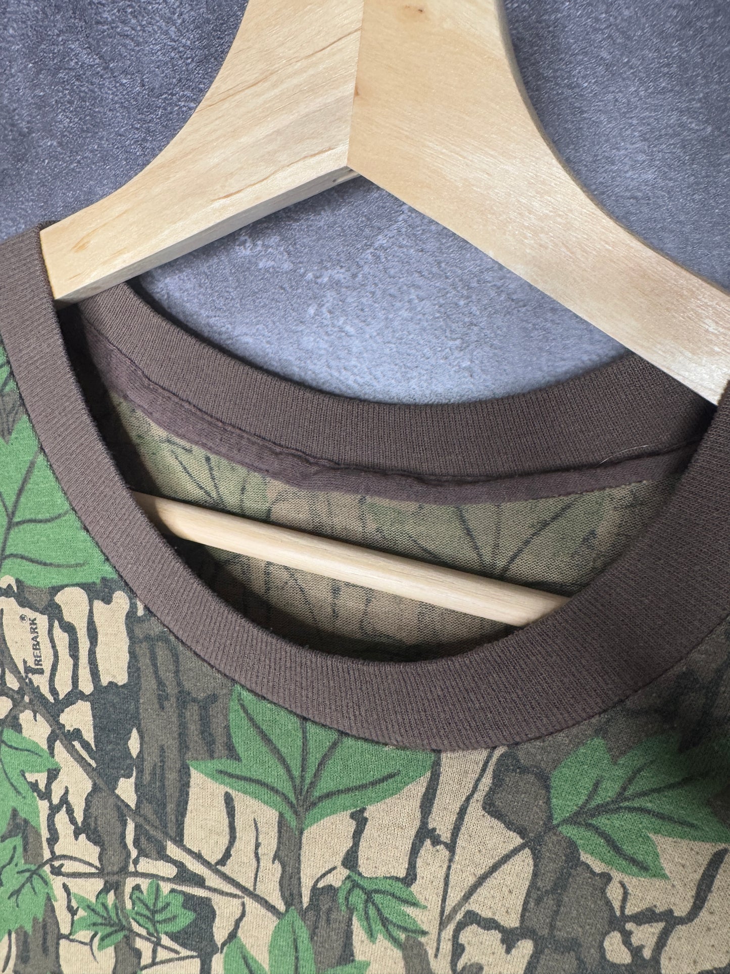 80s Light Camo pocket Tee L