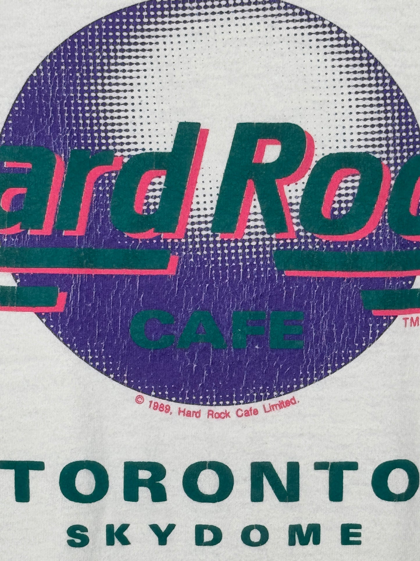 1989 Hard Rock Cafe Toronto Skydome Tee XL
