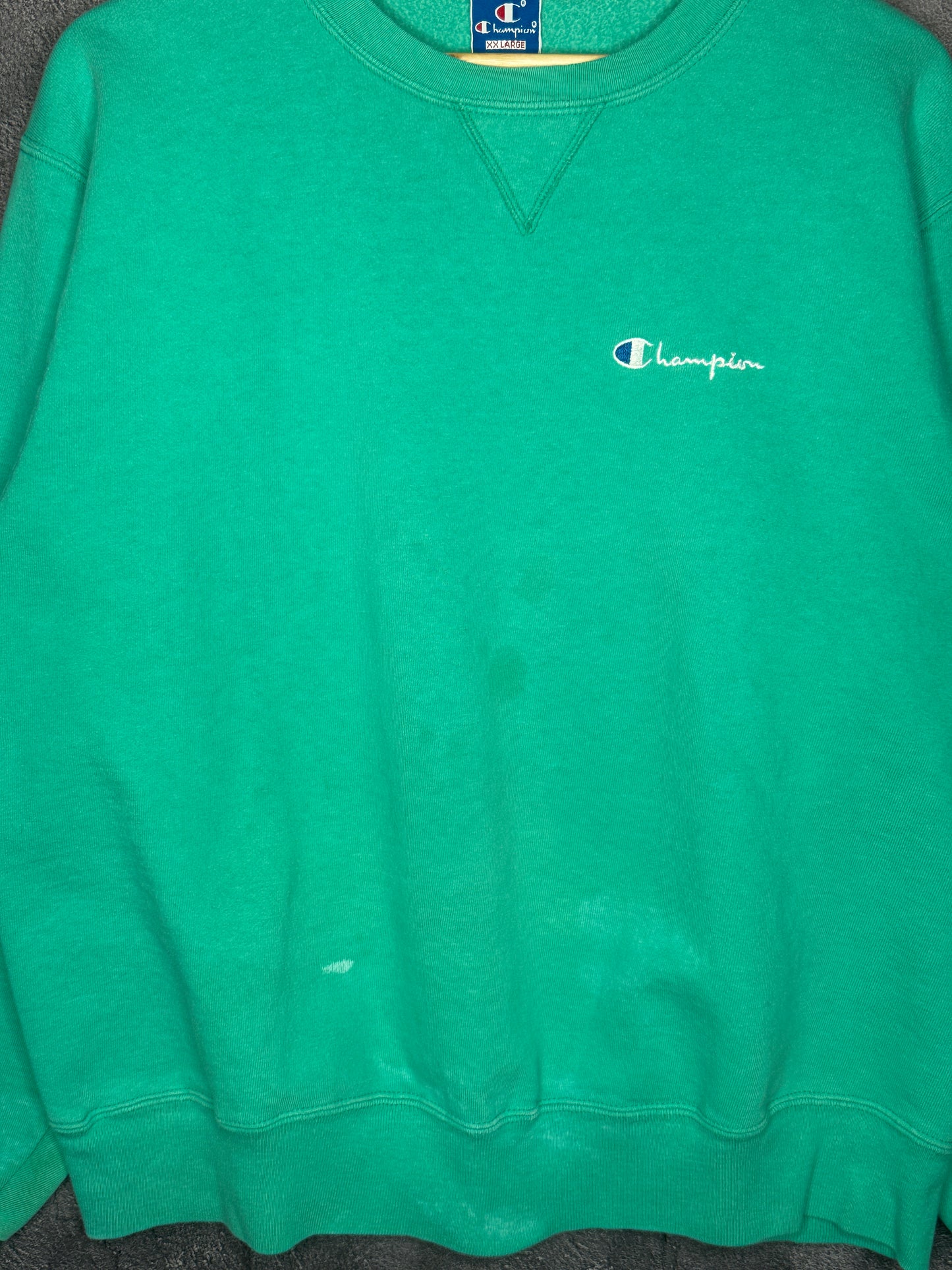 90s Teal Aqua Champion Sweatshirt L