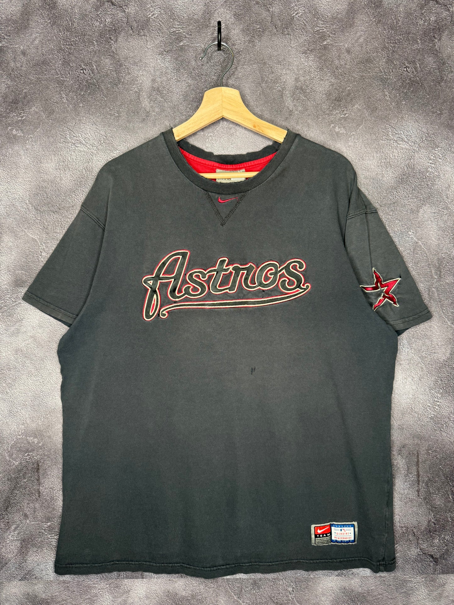 Y2K Houston Astros Nike Team Centerswoosh Tee L