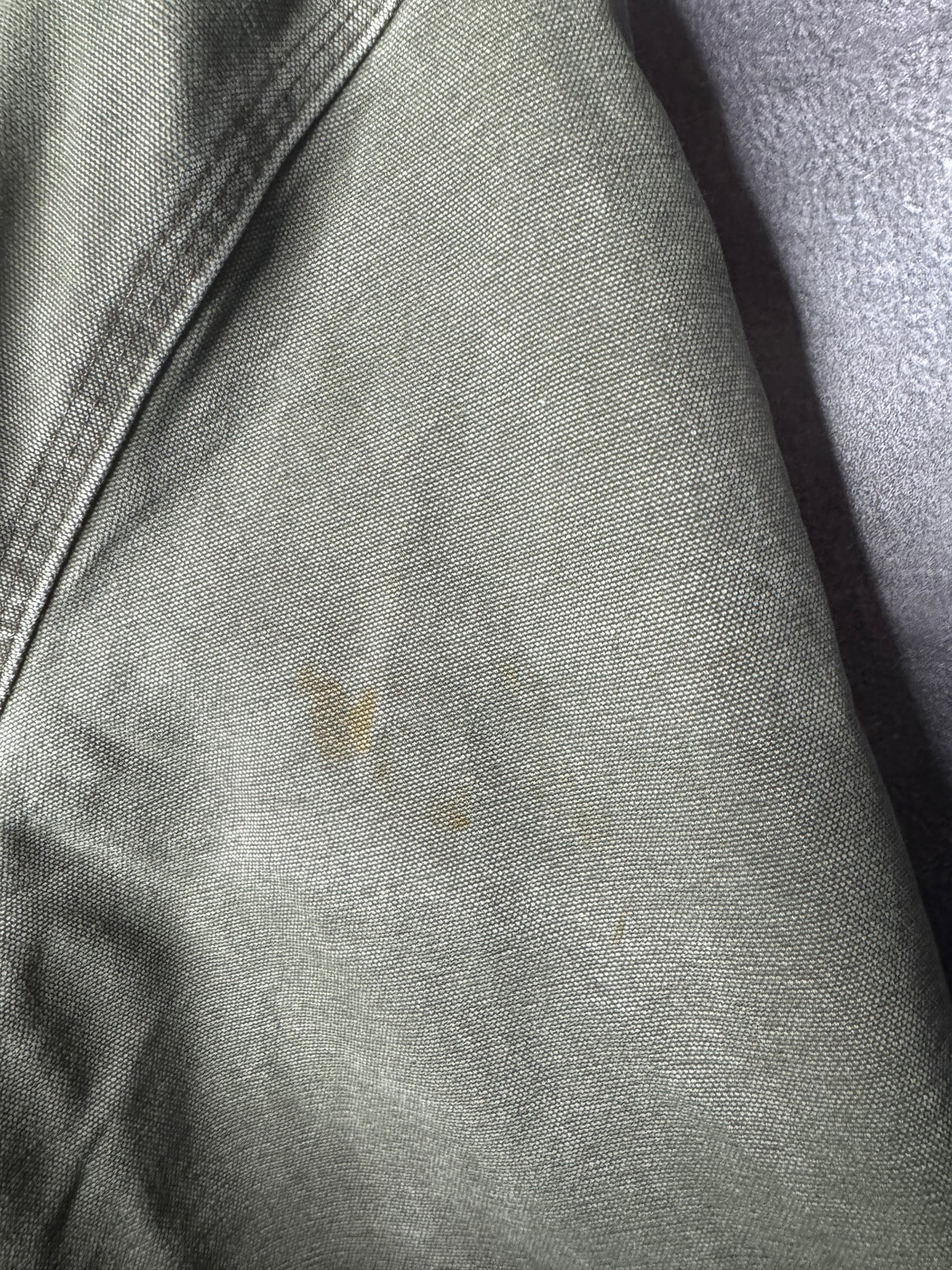 90s Sherpa Lined Hooded Carhartt Workwear Jacket L